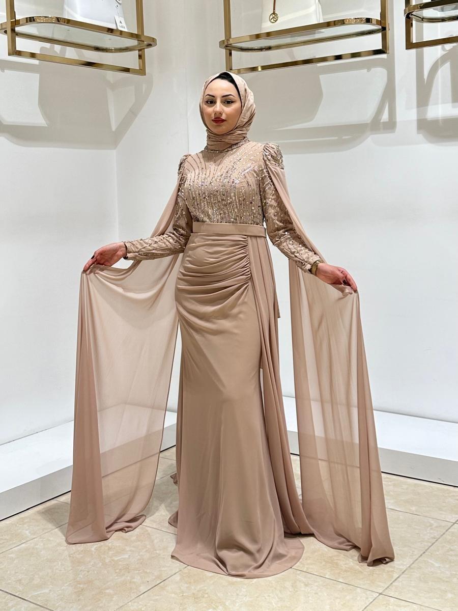 HENNİN BAYAN ABİYE 4761 Bej