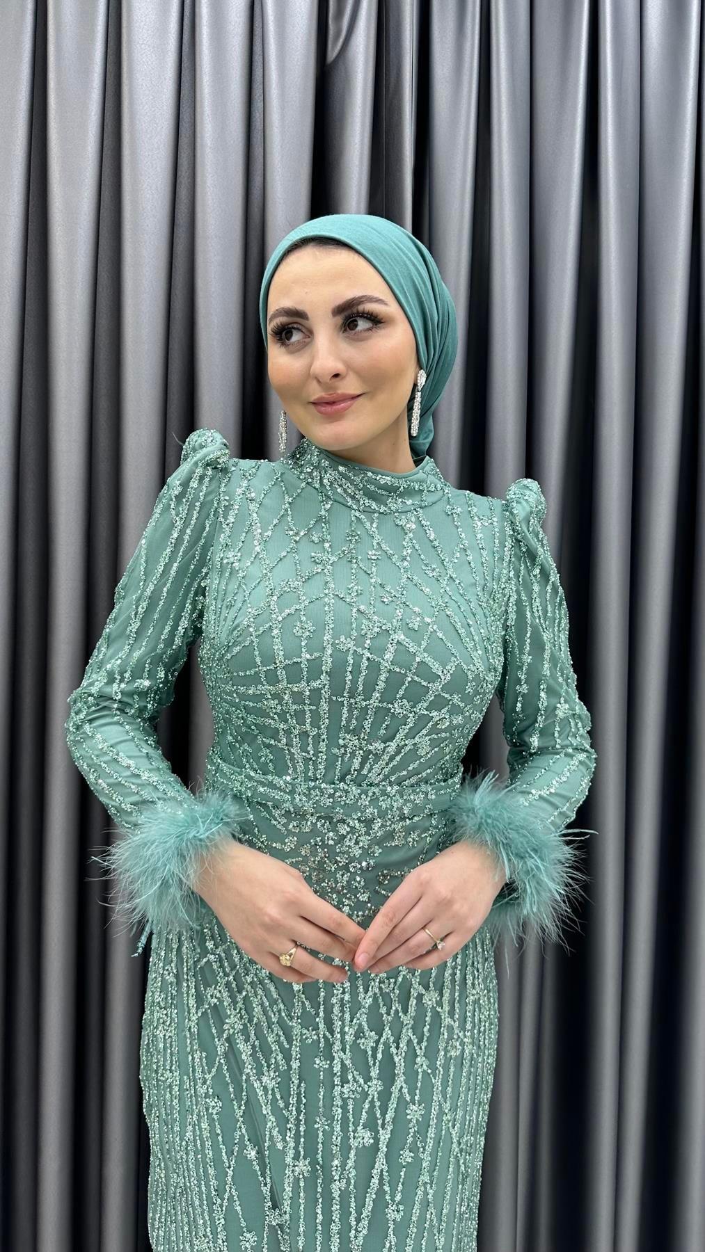 HENNİN BAYAN ABİYE 4767 Mint