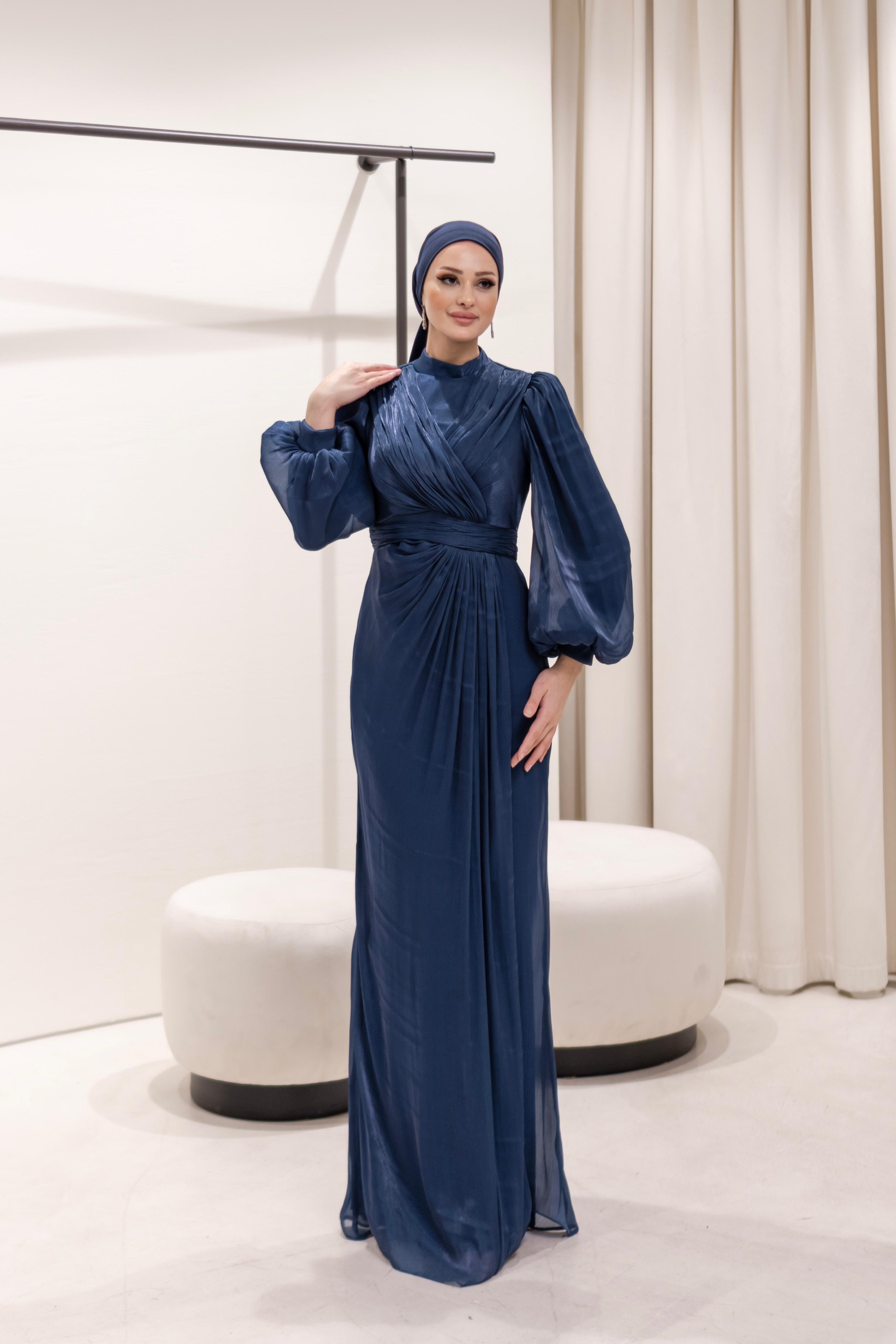 HENNİN BAYAN ABİYE 4941 Lacivert