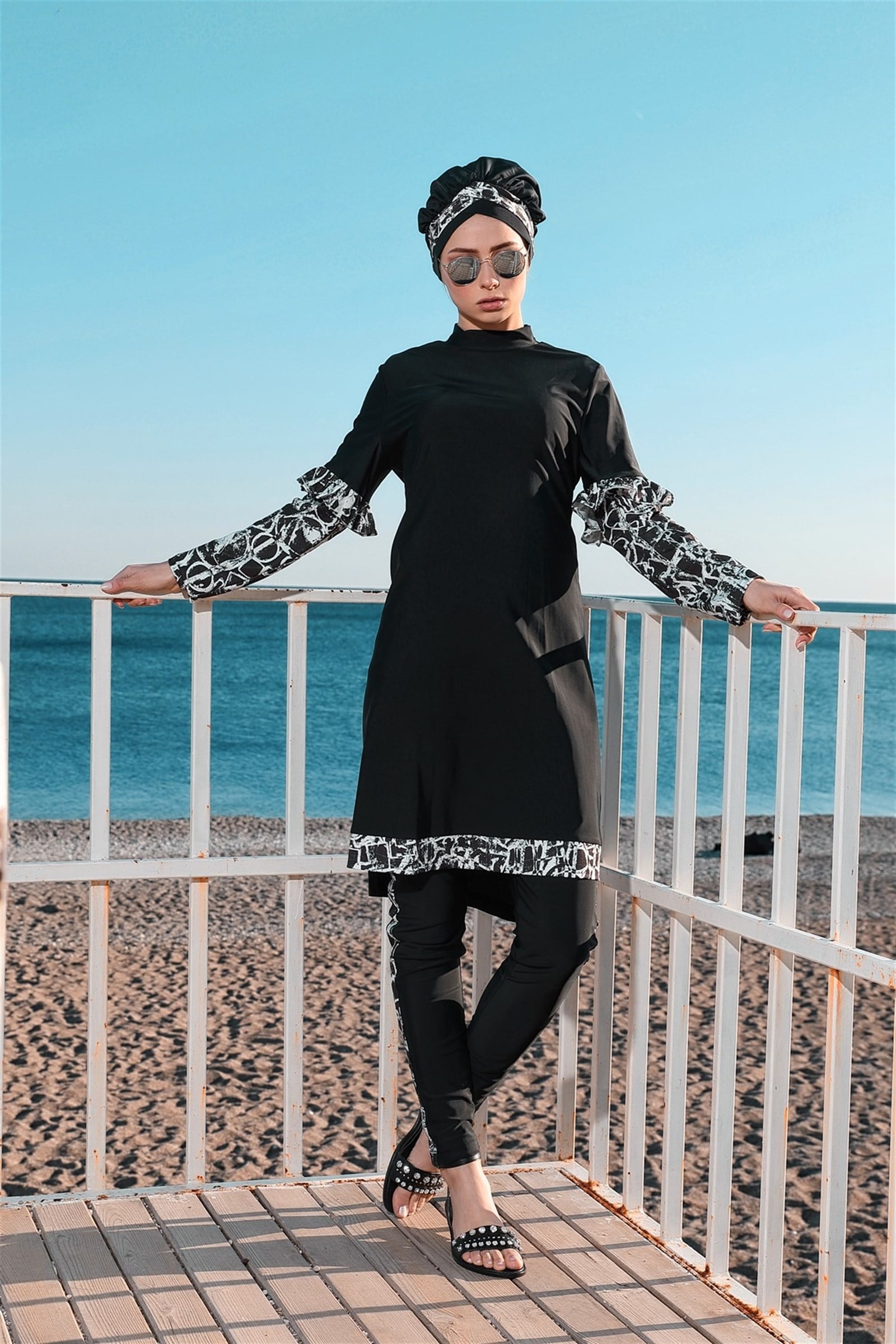 Moodbasic Bayan Tesettür Mayo SW36.125 Siyah
