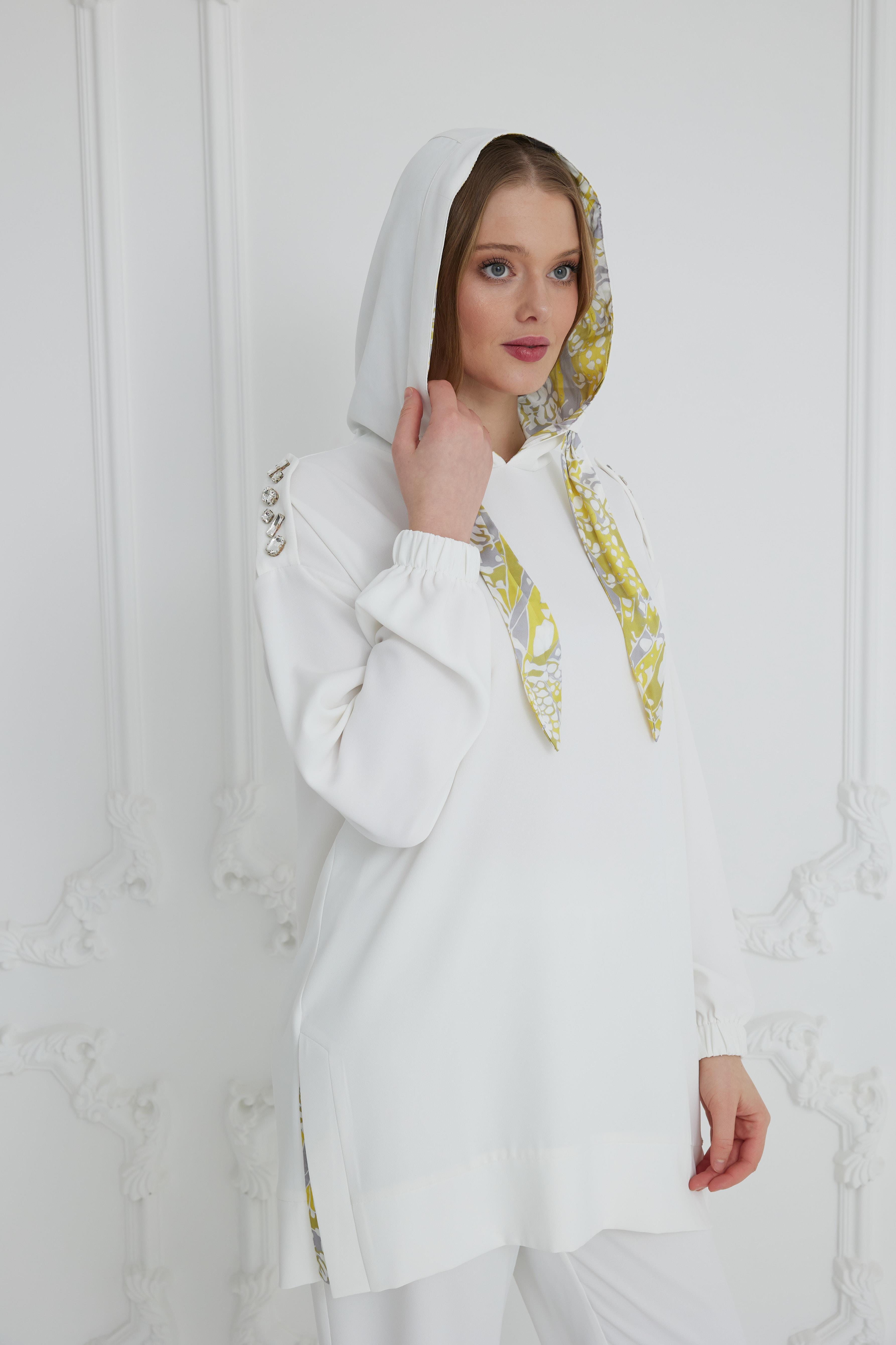 MOODBASİC SATEN GARNİLİ TAKIM MB24.584 Ekru