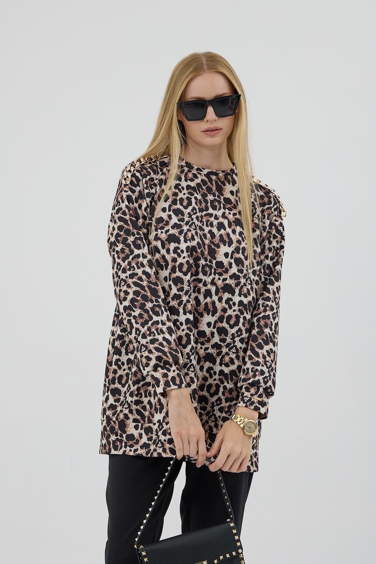 MOODBASİC SCUBA TUNİK MB21.290 LEOPAR
