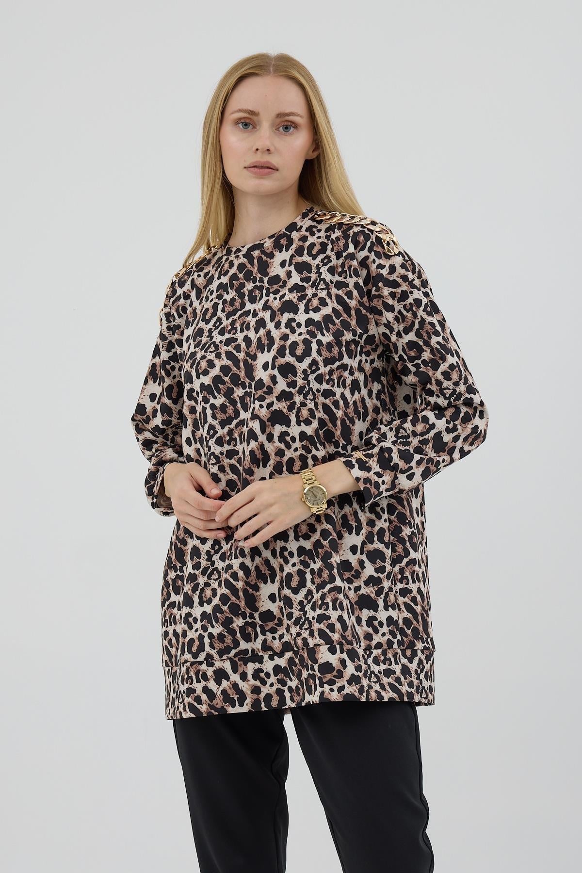 MOODBASİC SCUBA TUNİK MB21.290 LEOPAR