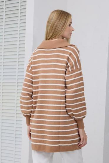 MOODBASİC TRİKO KAZAK MB30.33 Bej