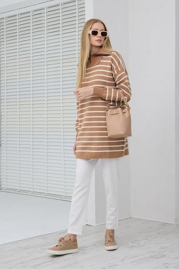 MOODBASİC TRİKO KAZAK MB30.33 Bej