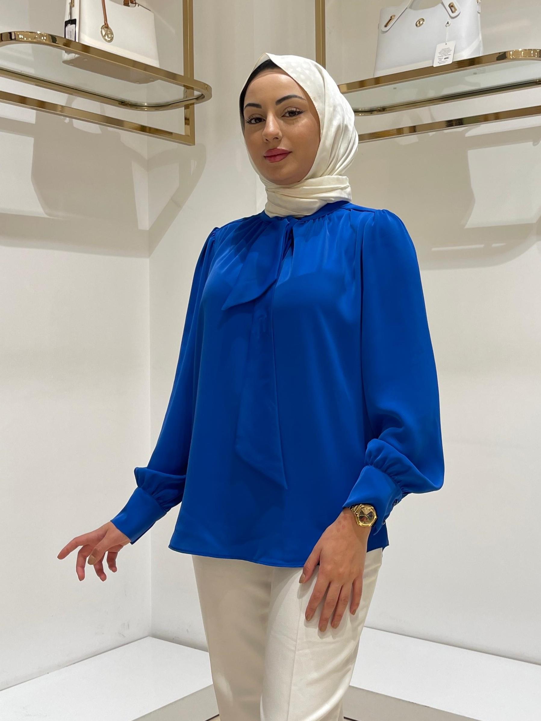 N-PRİVE BLUZ 19158 Saks