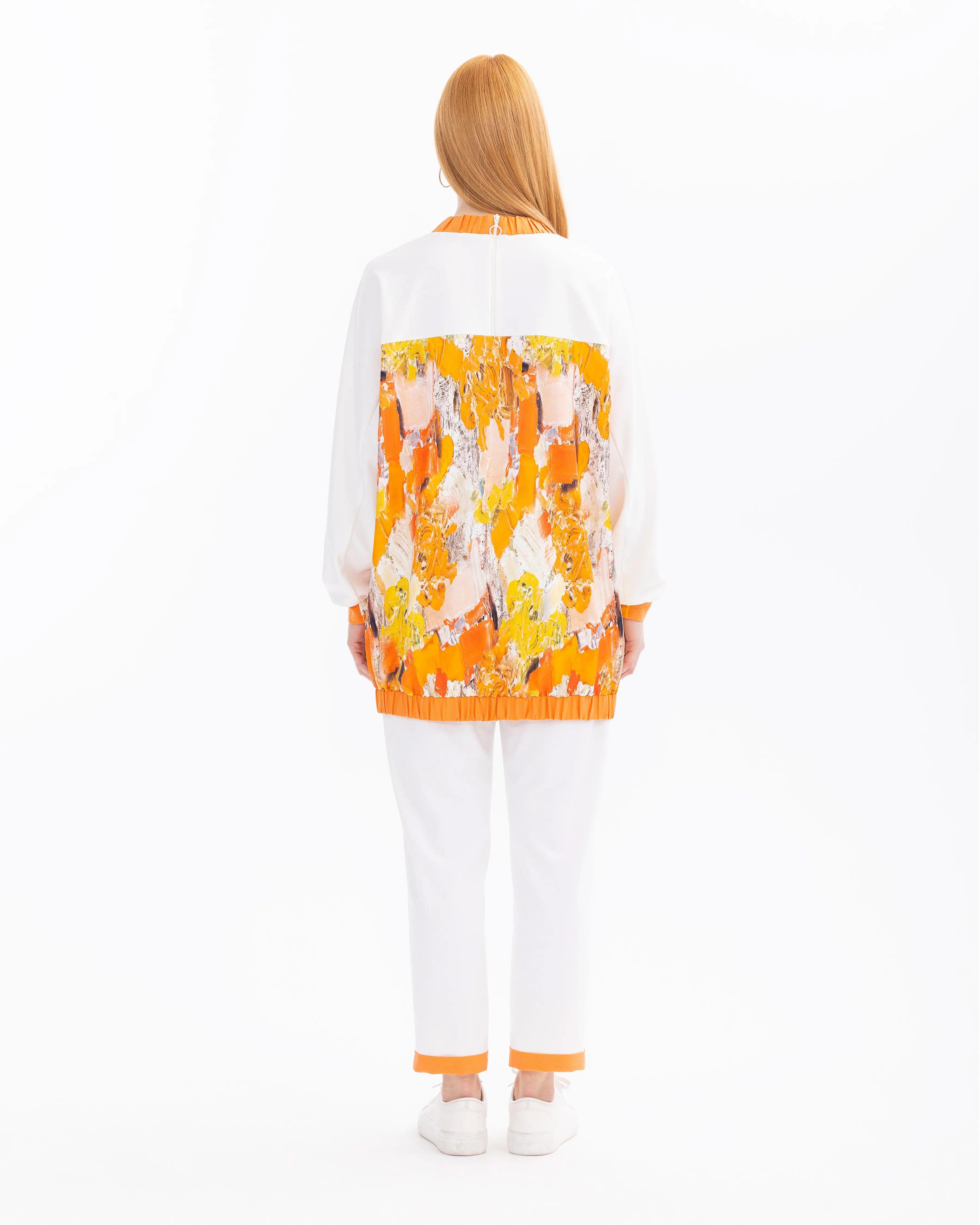 SCL BASKILI SWEATSHIRT -501009 Turuncu