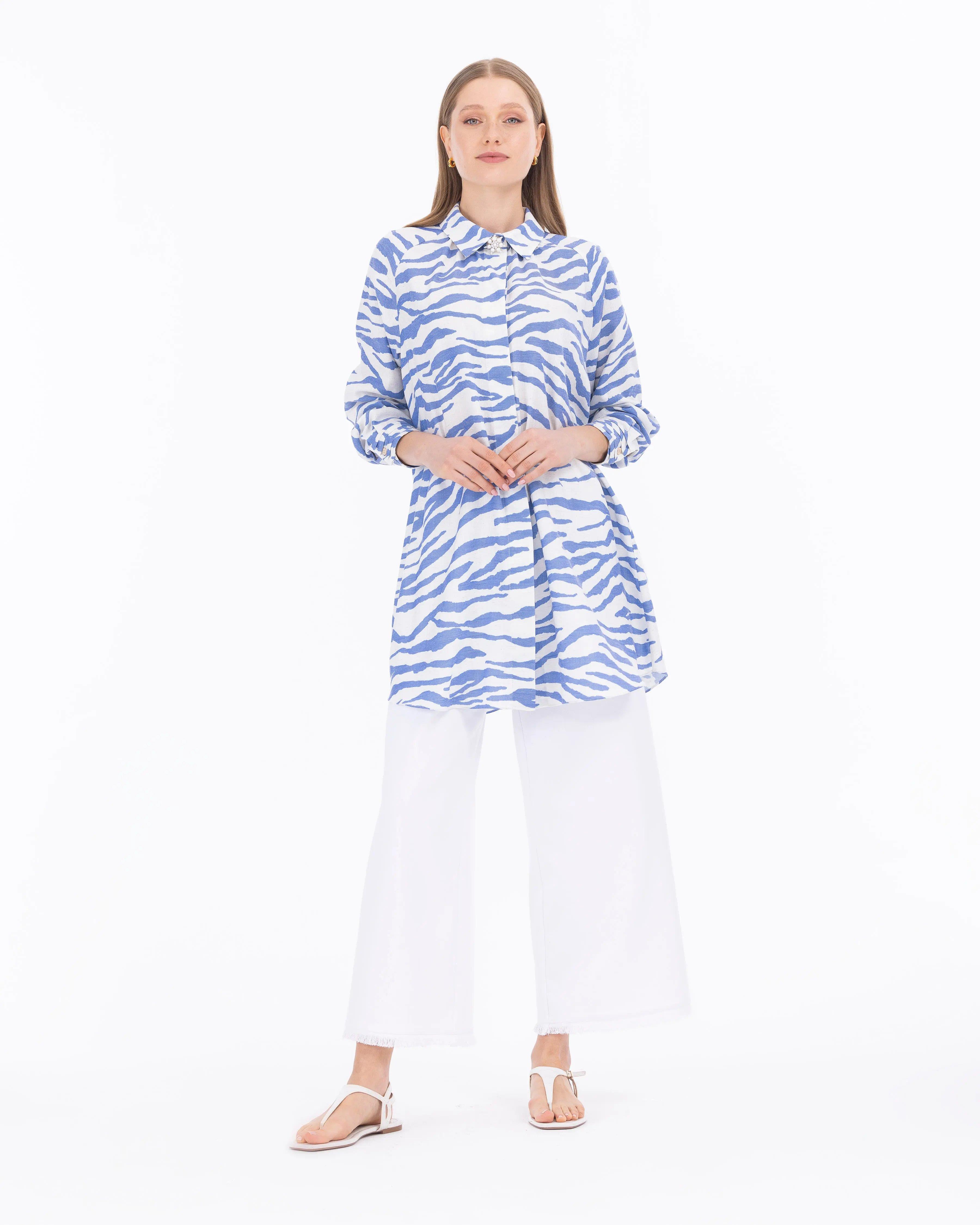 SCL G. Gömlek Tunik  - 232201002 İndigo