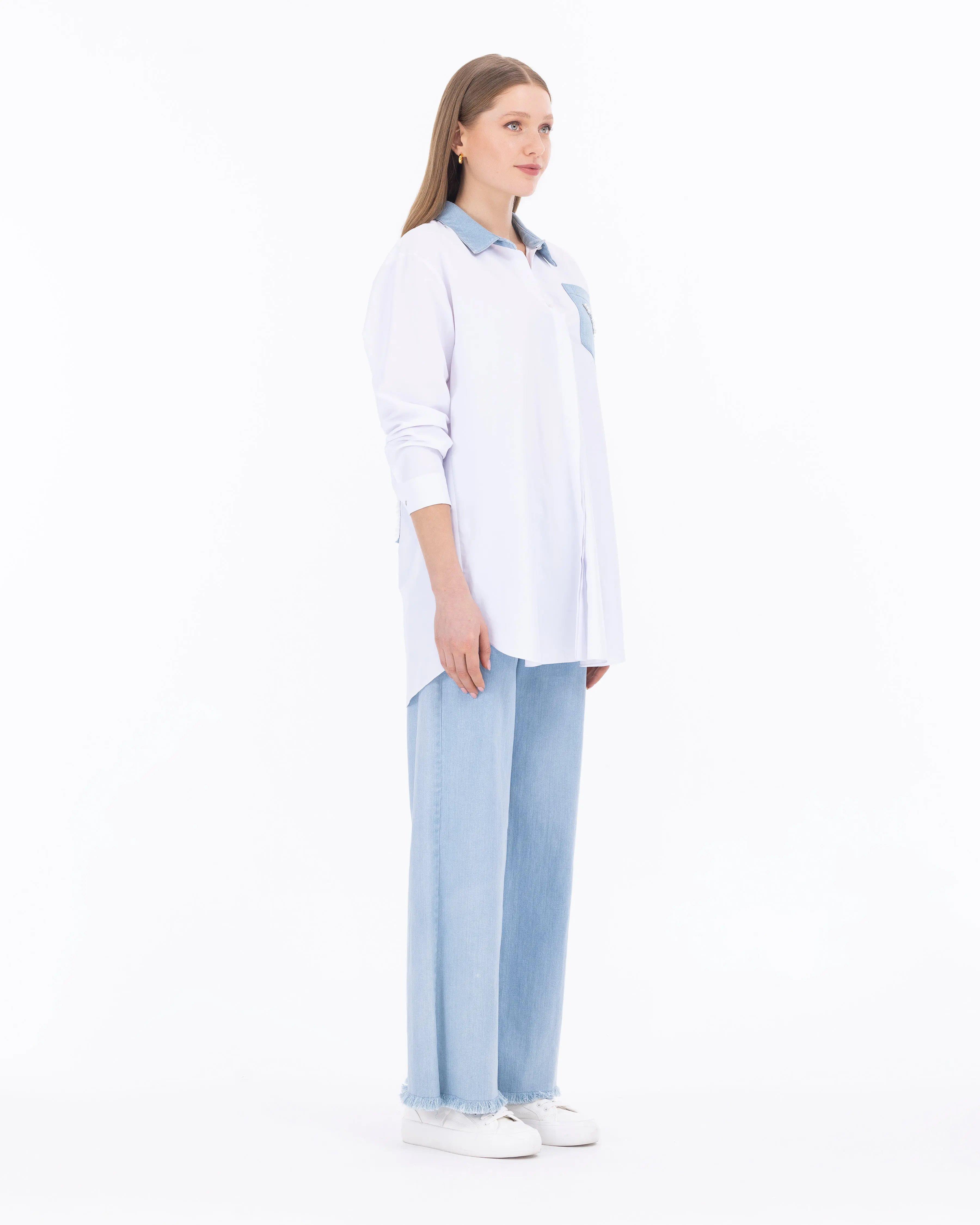 SCL Jean Pantolon - 232501006 Mavi Jean