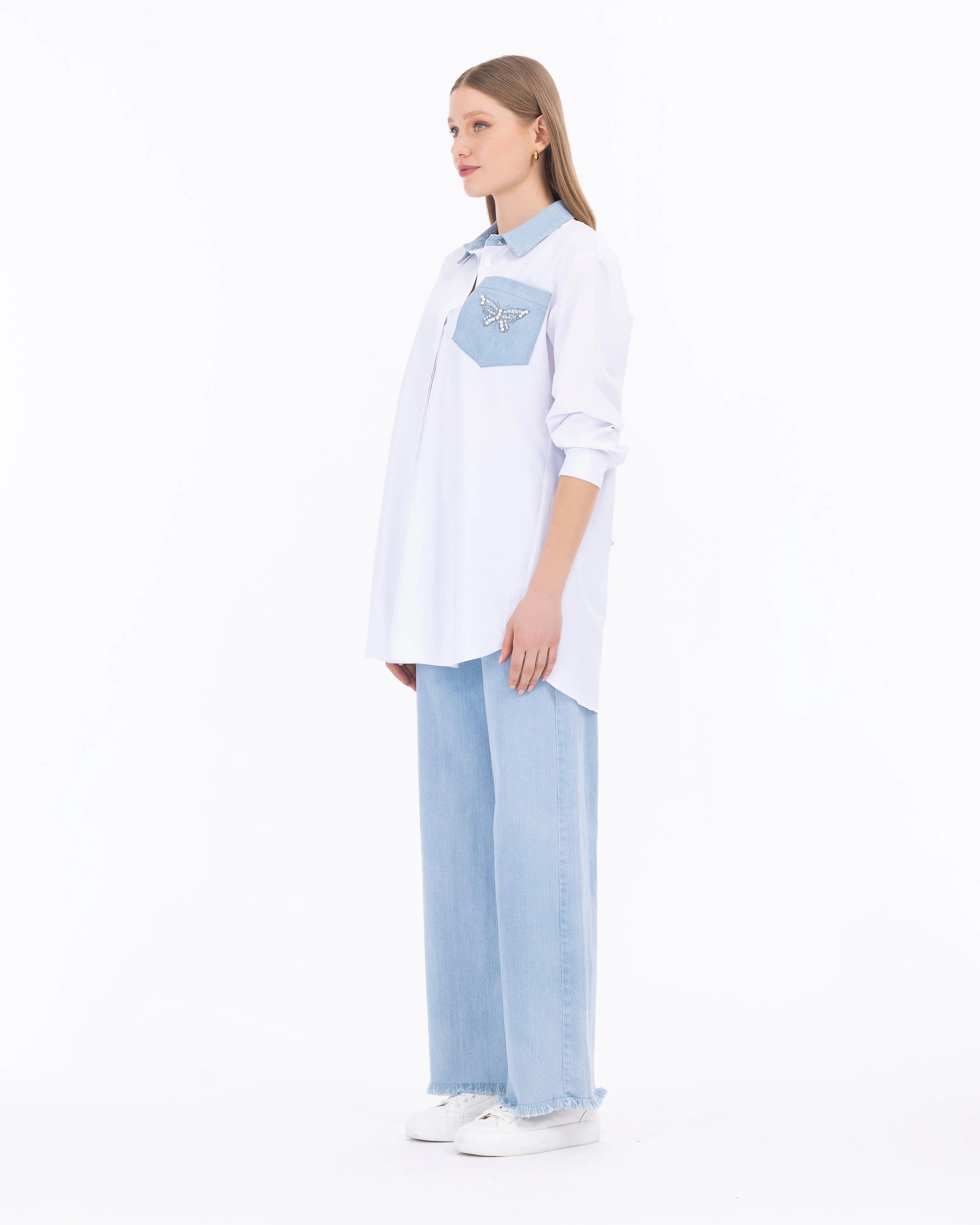 SCL Jean Pantolon - 232501006 Mavi Jean