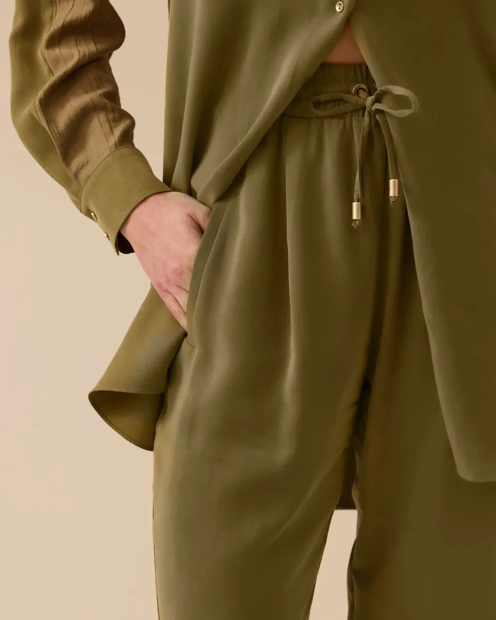 SCL Pantolon  - 10002621011020 Olive