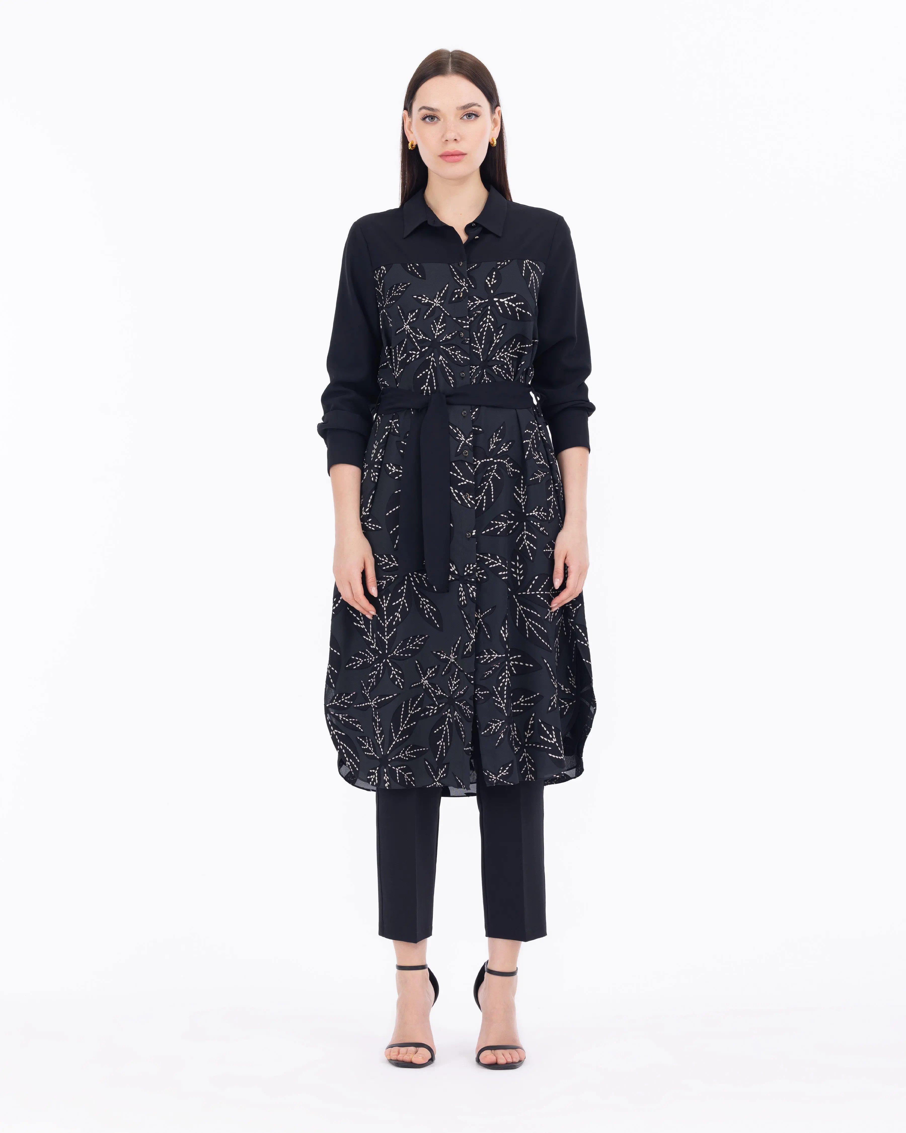 SCL Ş. Gömlek Tunik - 232201019 Siyah