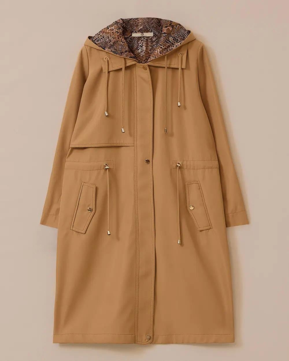 SCL ŞIK TRENÇKOT-251111008 CAMEL