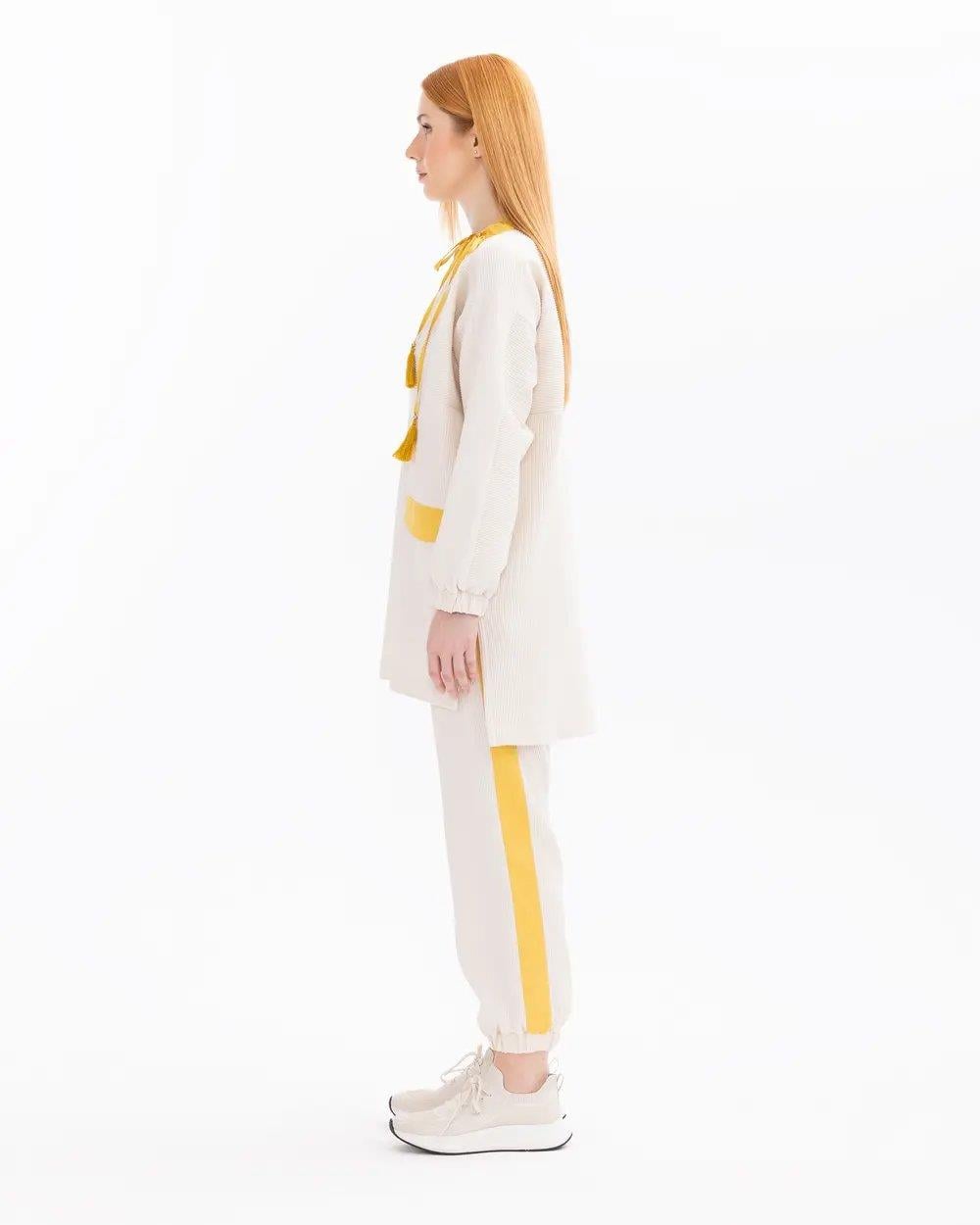 SCL SWEATSHIRT -501002 Krem