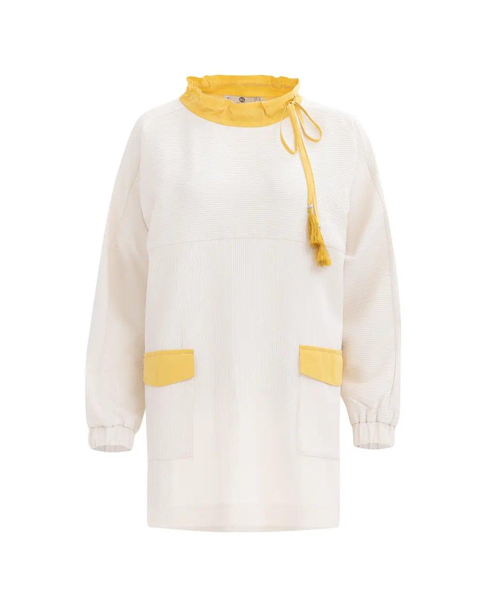 SCL SWEATSHIRT -501002 Krem
