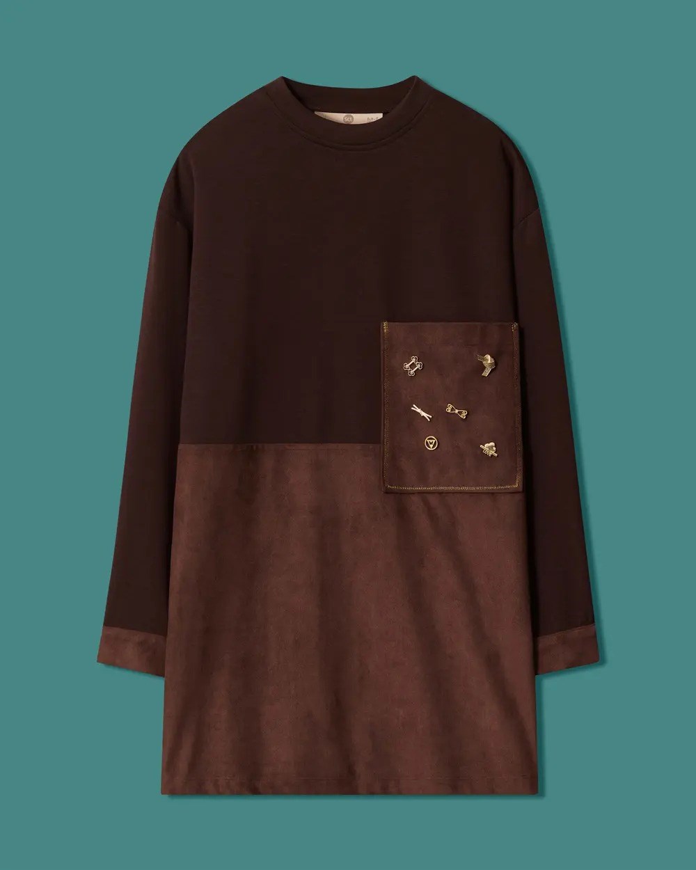 SCL Sweatshirt Tunik  - 10002621211004 Kahverengi