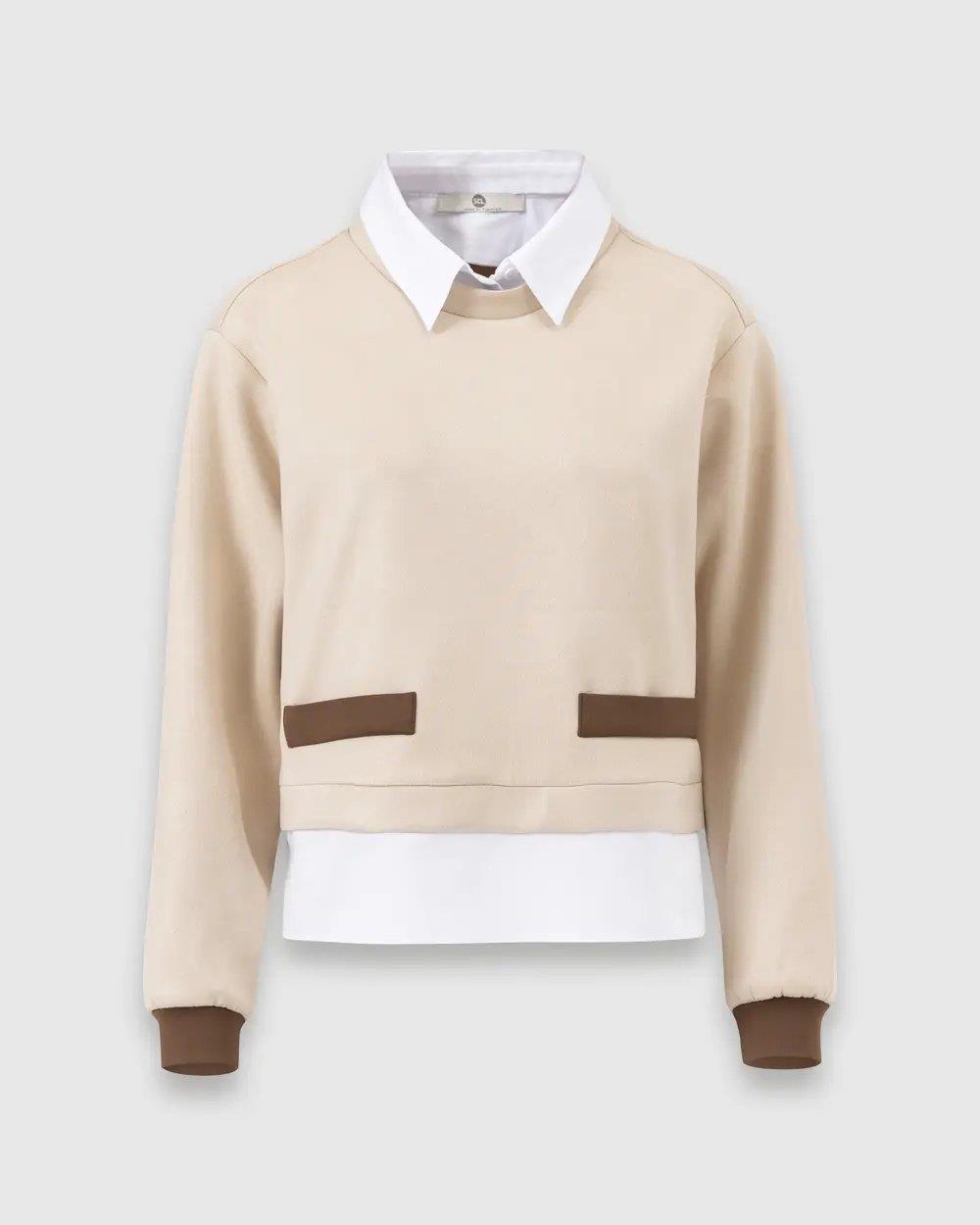 SCL Triko Bluz -242711015 Camel