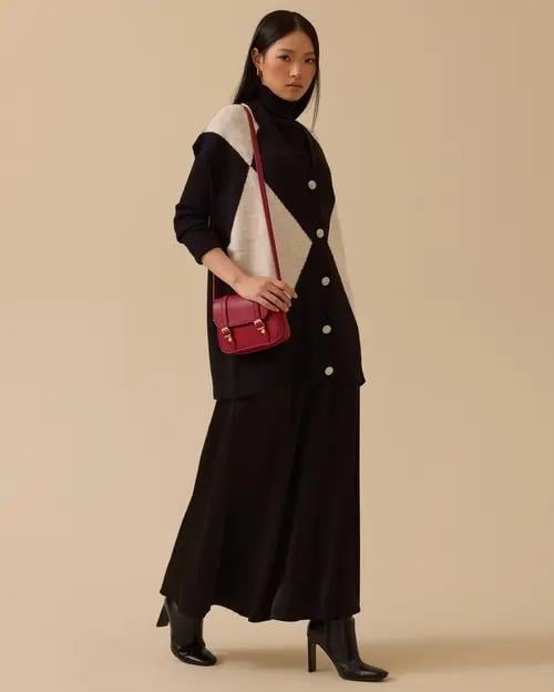 SCL TRİKO HIRKA -252711001 Siyah