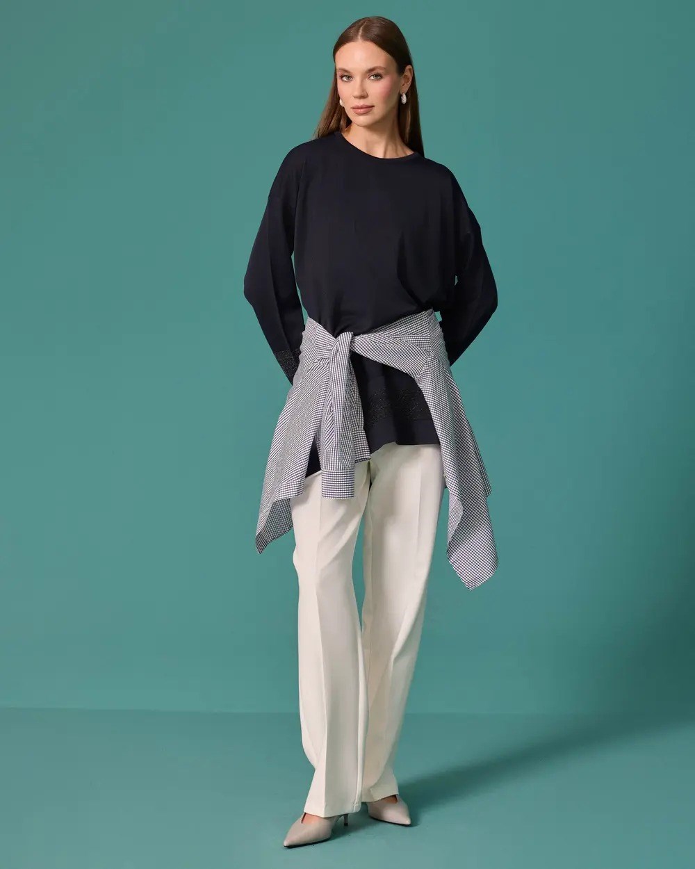 SCL Triko Tunik  - 10002621711018 Lacivert
