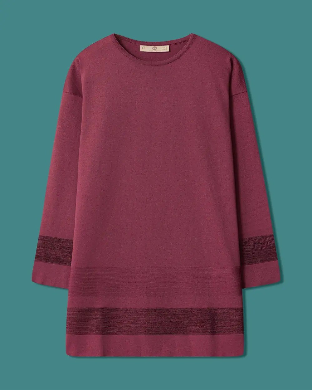 SCL Triko Tunik  - 10002621711018 Mürdüm