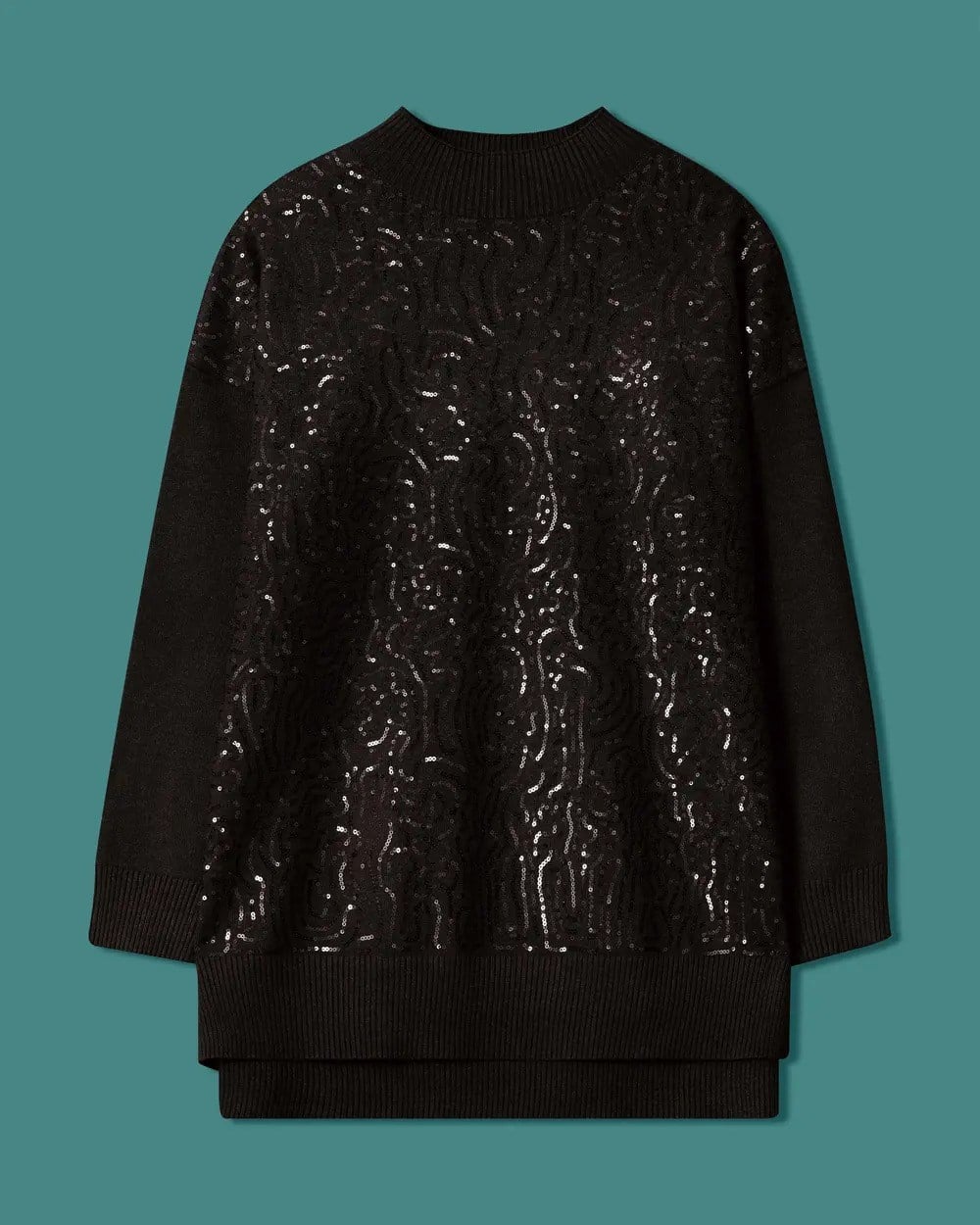 SCL  Triko Tunik- 10002621711021 Siyah
