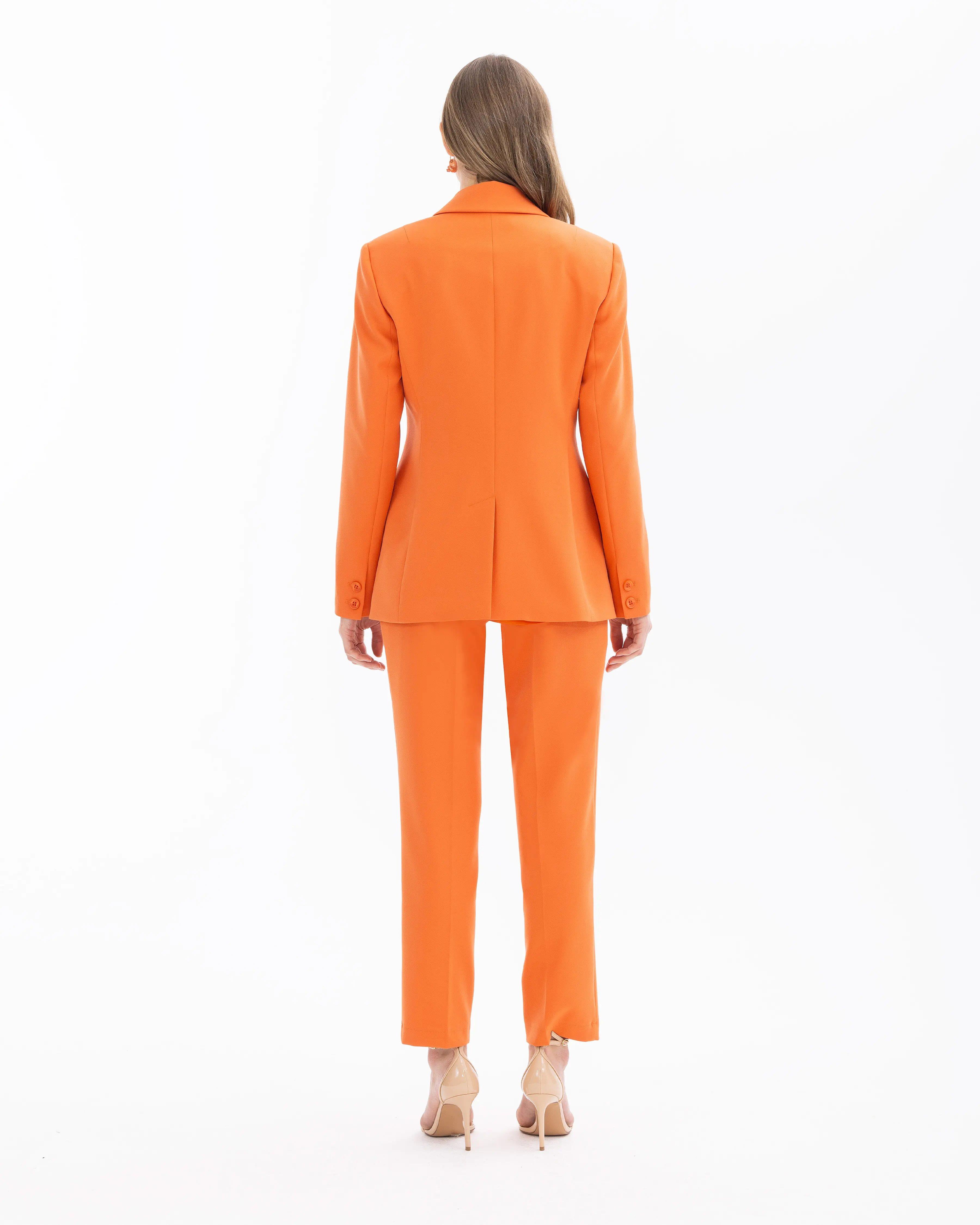 SEÇİL BLAZER CEKET - 401022 Turuncu