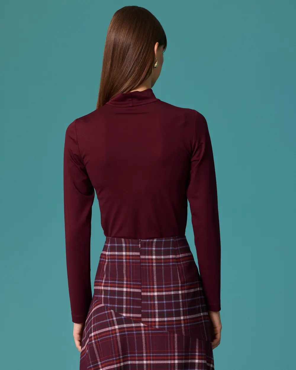 Seçil Bluz  - 10002621810008 Bordo