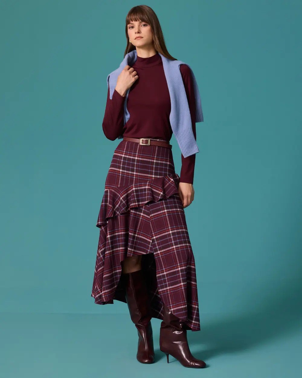 Seçil Bluz  - 10002621810008 Bordo