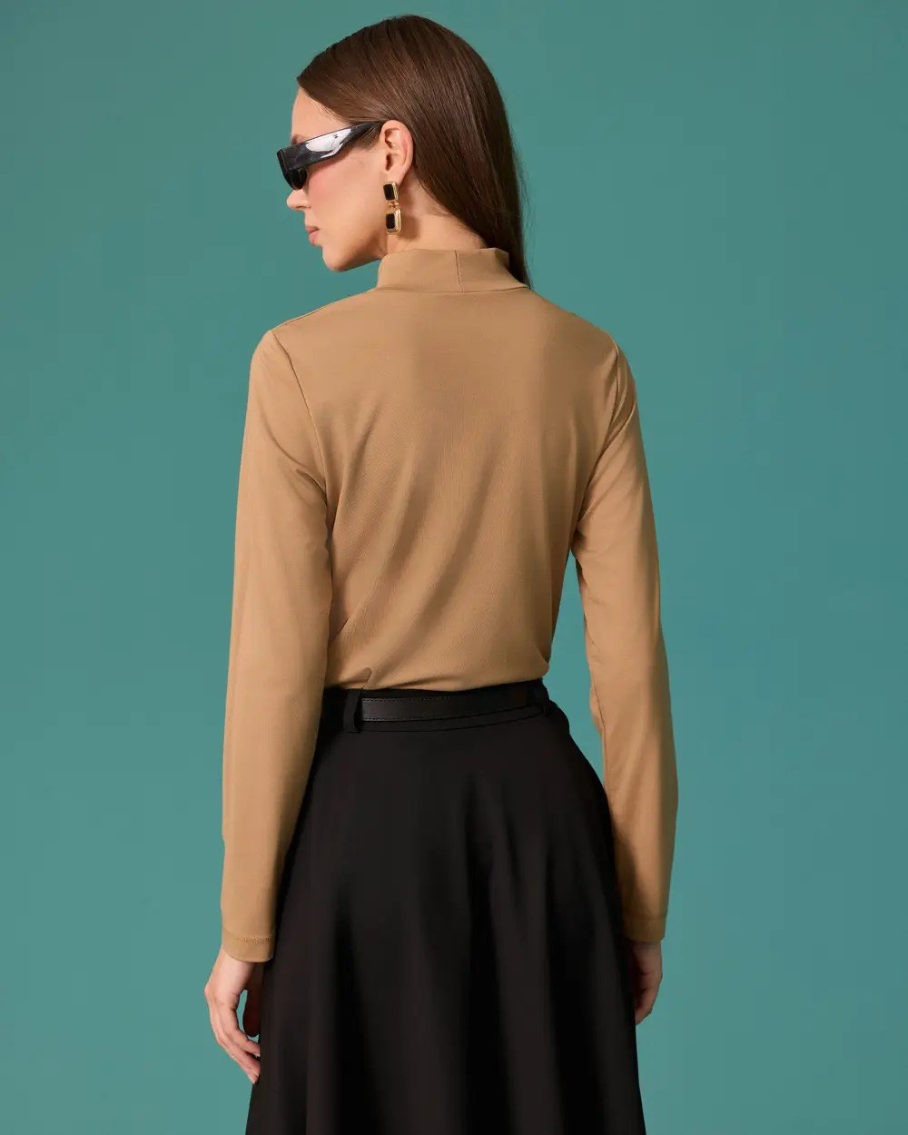 Seçil Bluz  - 10002621810008 Camel