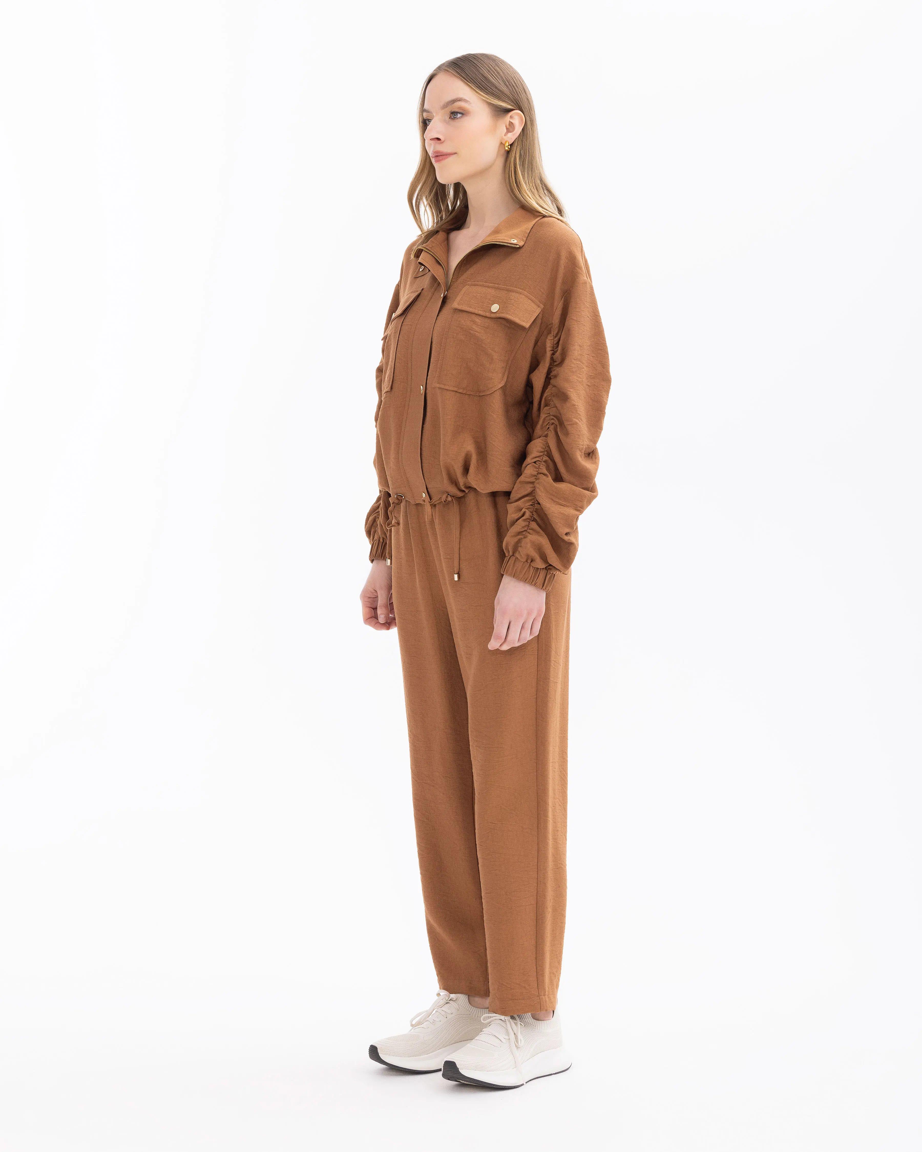 SEÇİL GÜNLÜK CEKET-401010 Taba