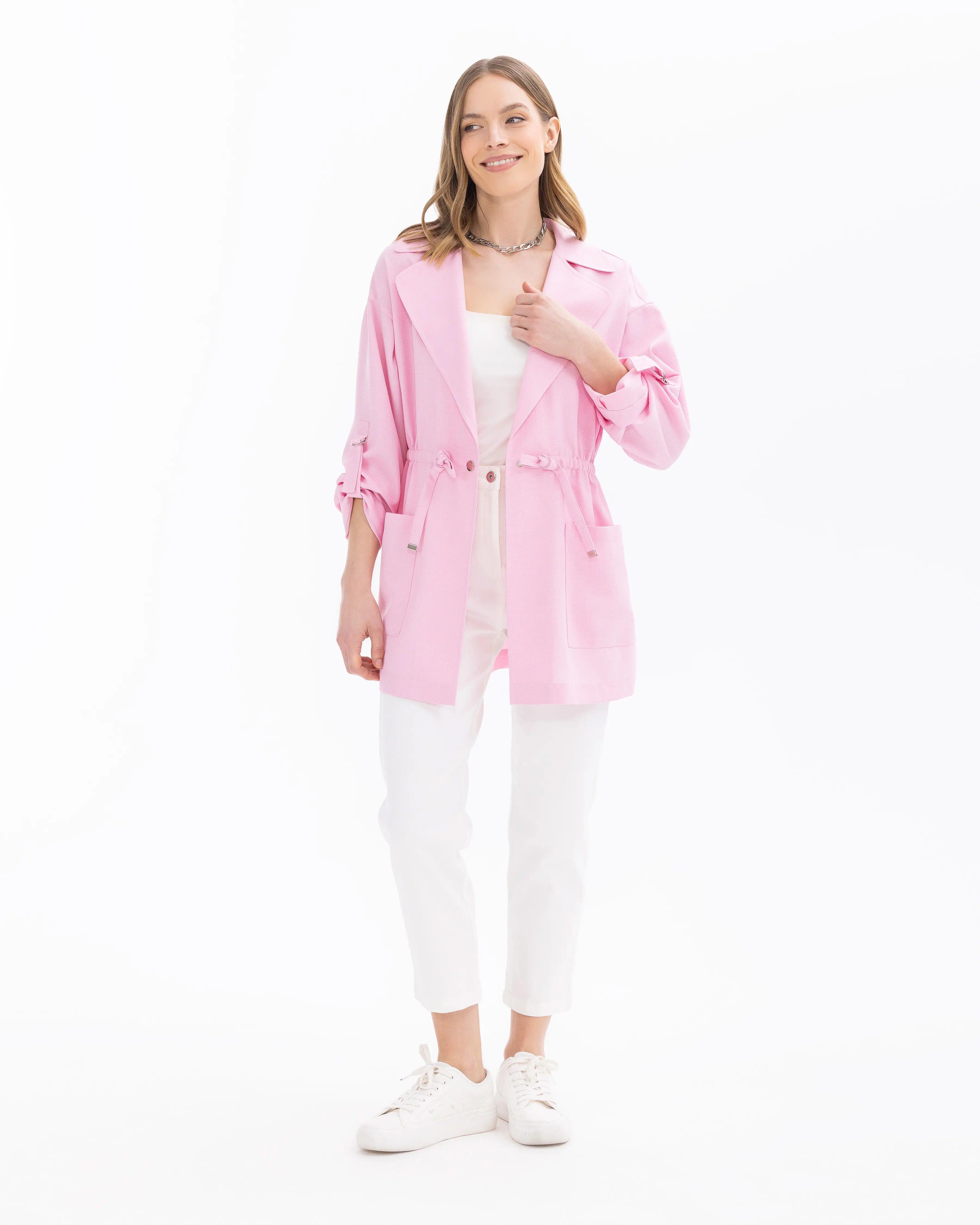 SEÇİL GÜNLÜK CEKET -401020 Pembe