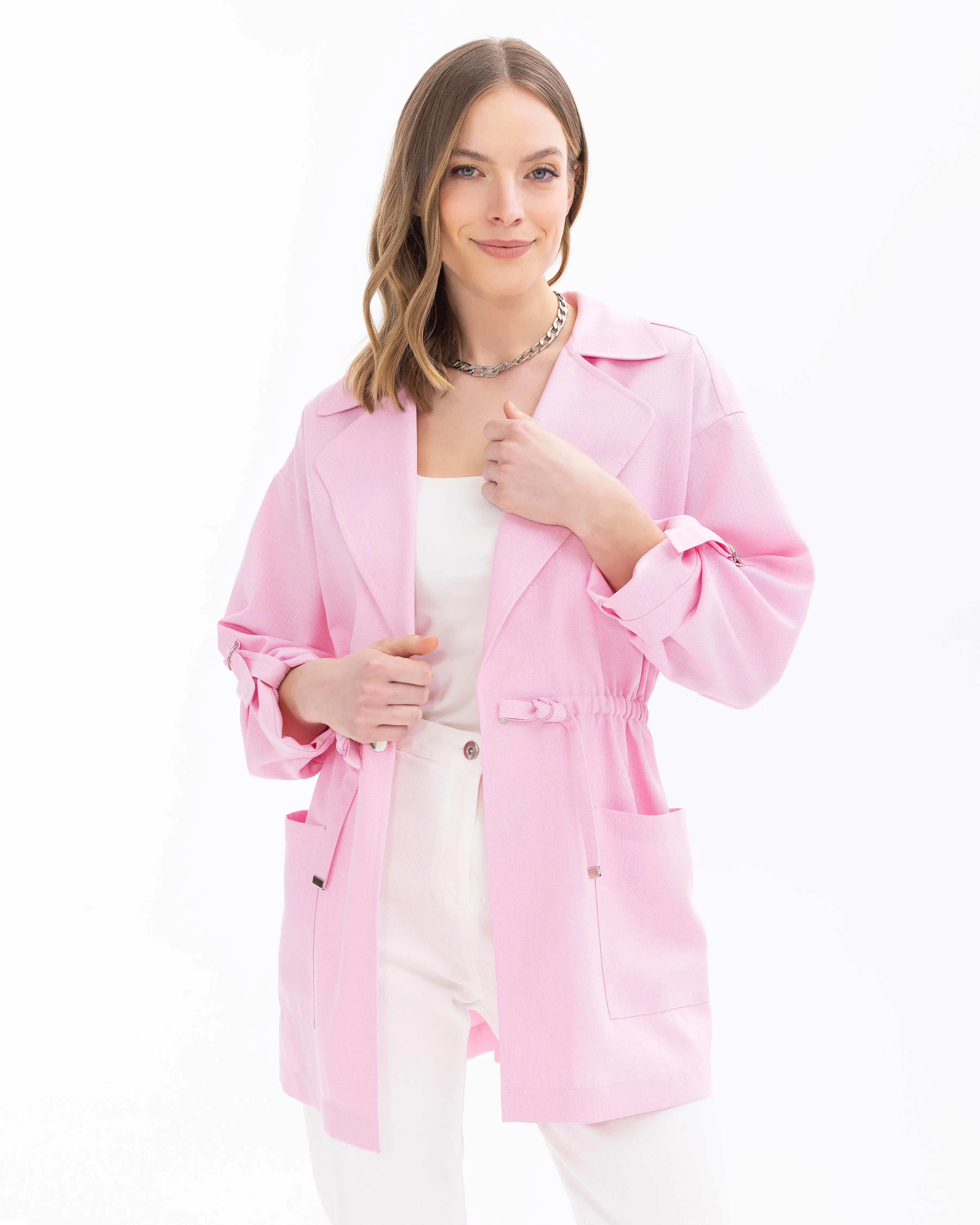 SEÇİL GÜNLÜK CEKET -401020 Pembe