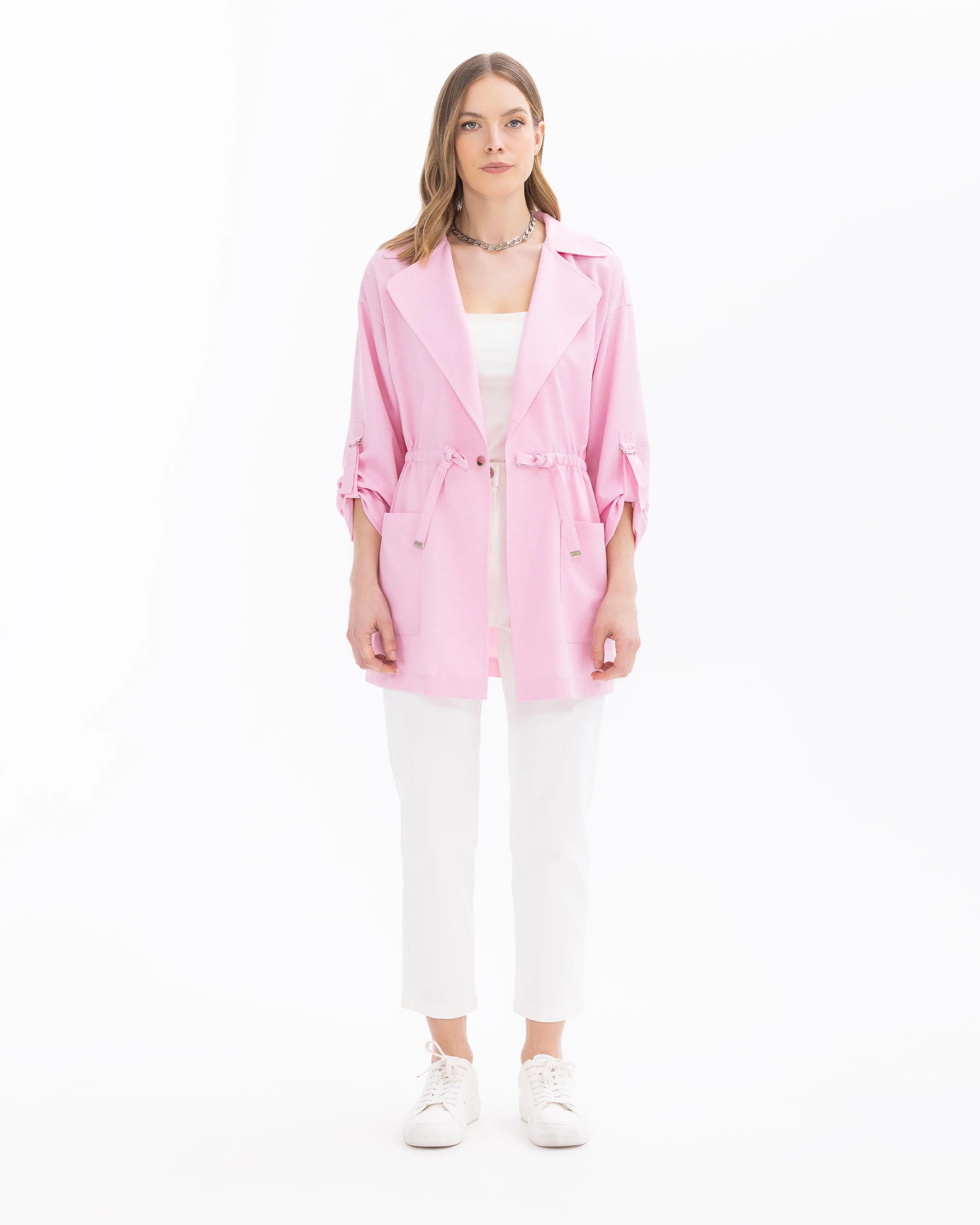 SEÇİL GÜNLÜK CEKET -401020 Pembe