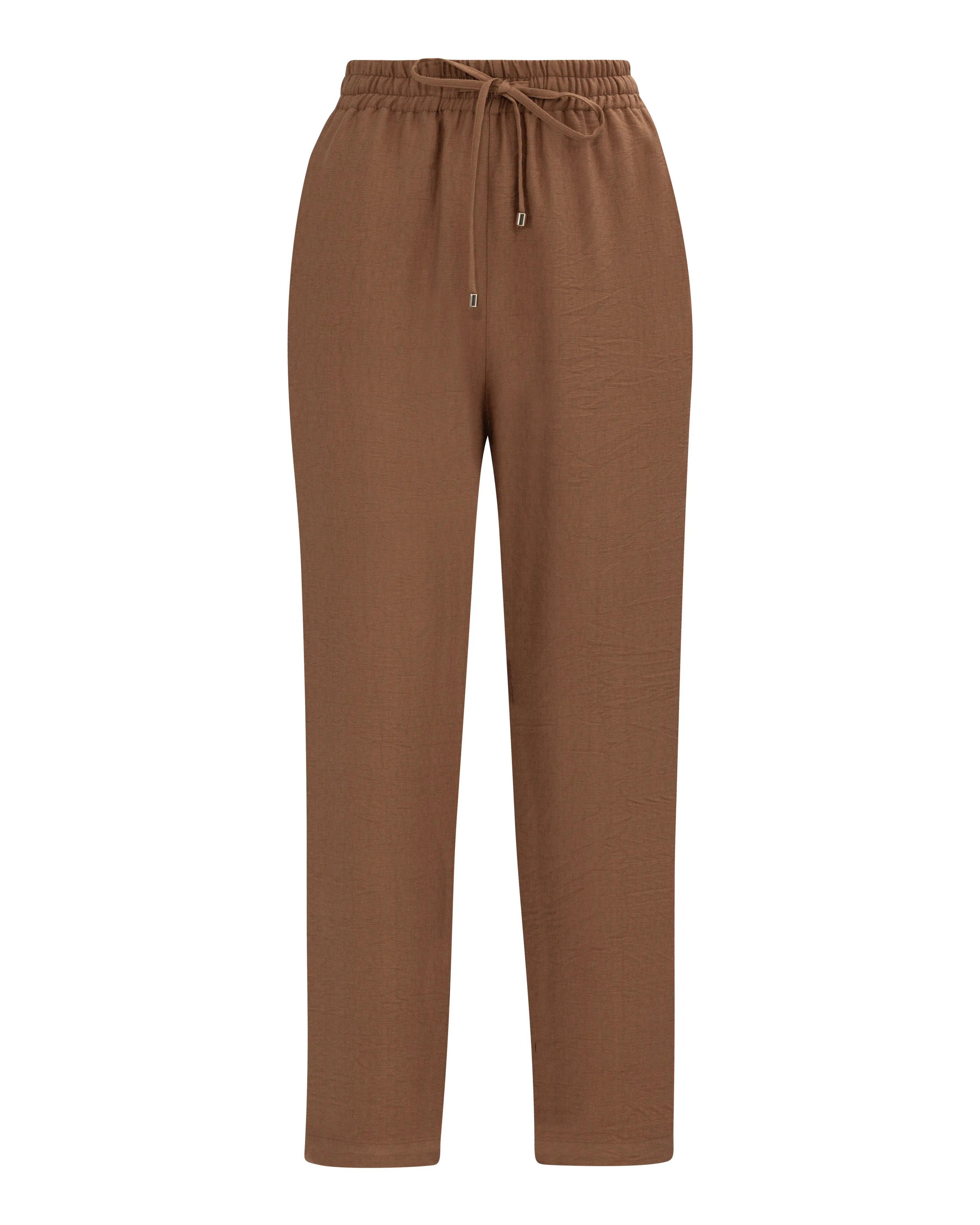 SEÇİL GÜNLÜK PANTOLON -001010 Taba