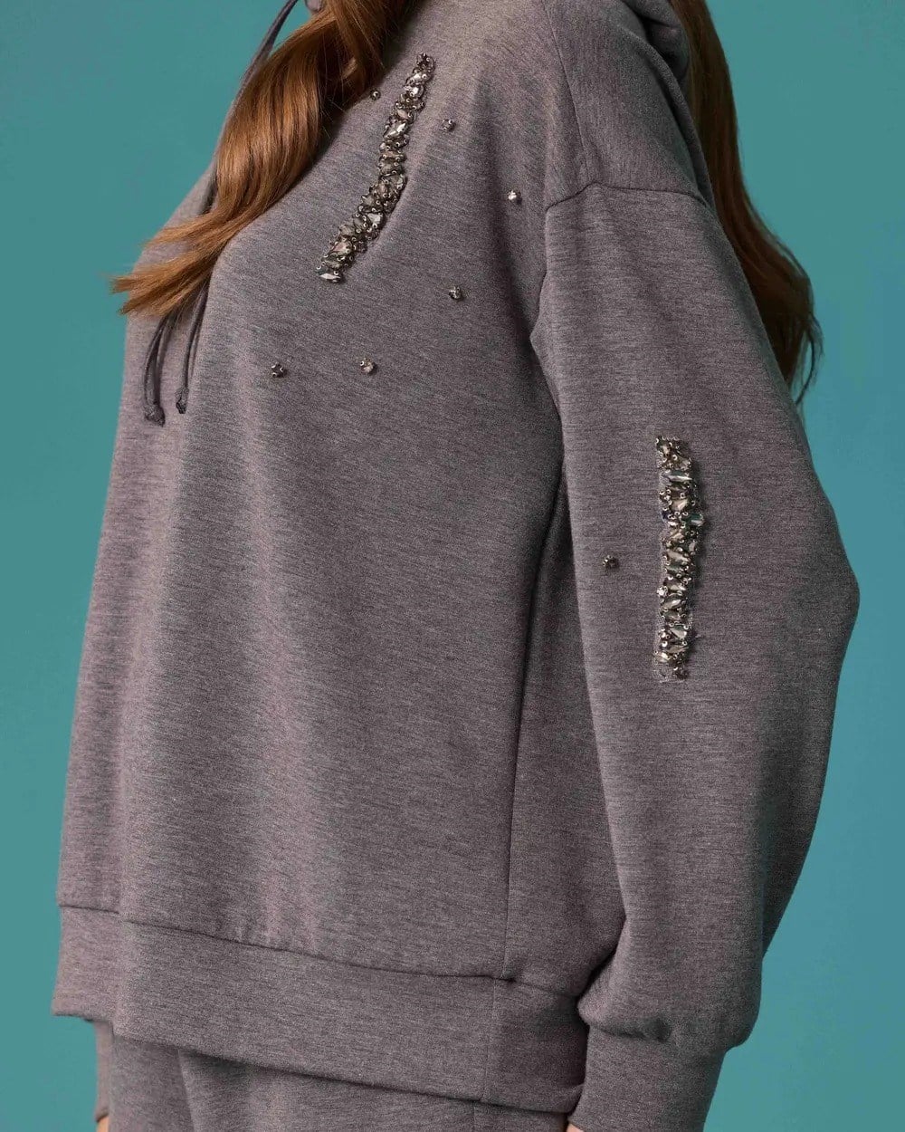 Seçil Sweatshirt - 10002622310001 Gri