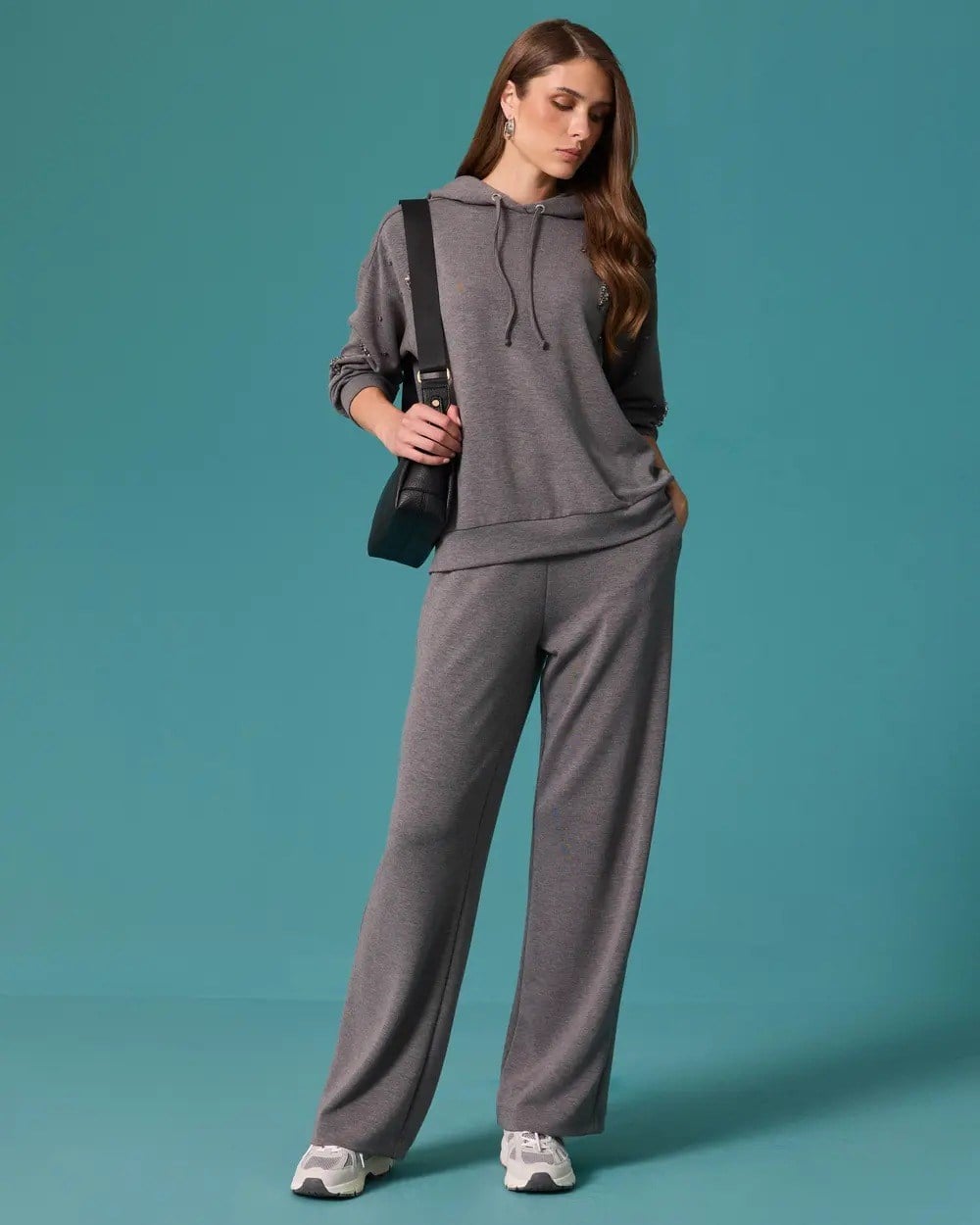 Seçil Sweatshirt - 10002622310001 Gri