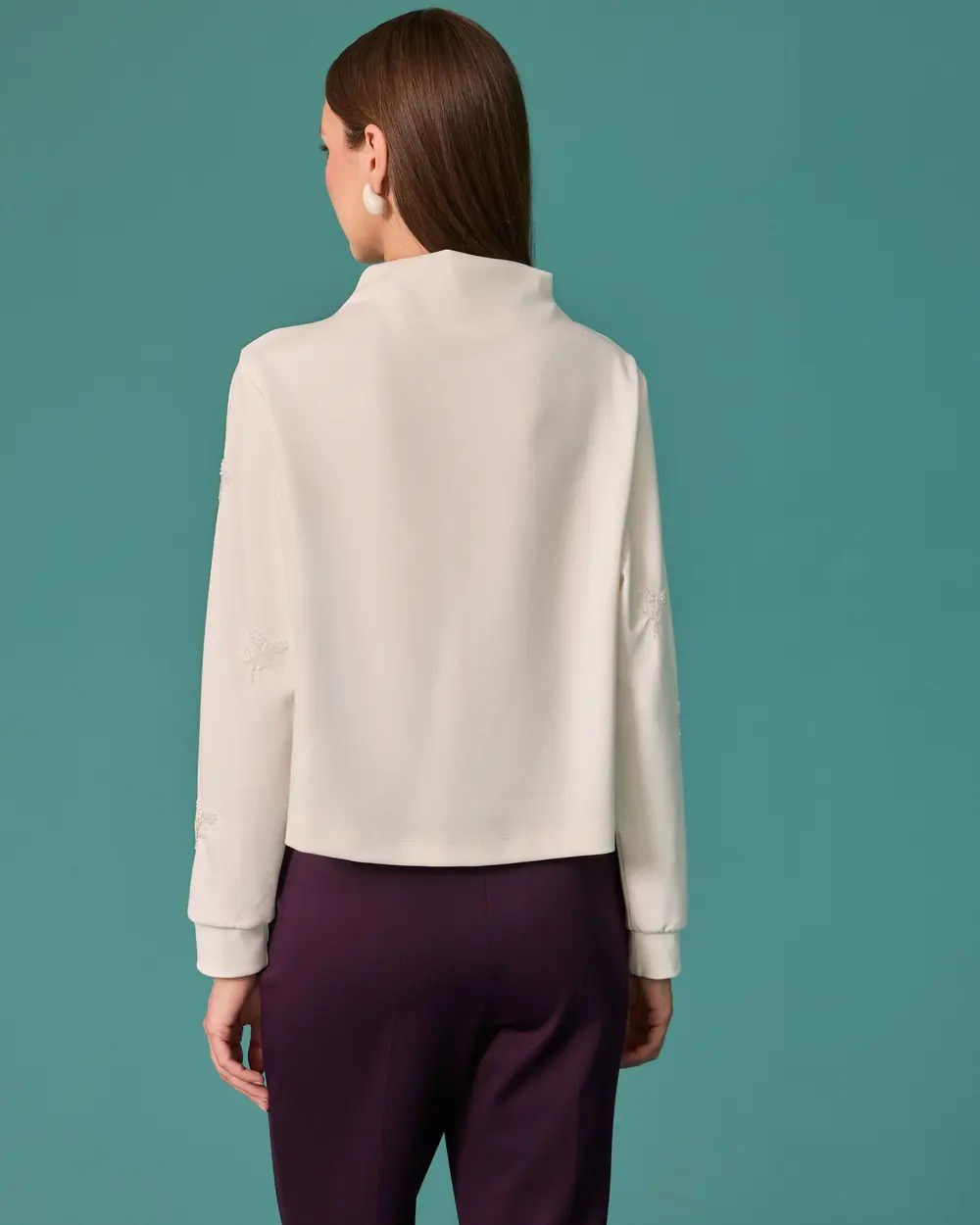 Seçil Sweatshirt  - 10002622310004 Beyaz