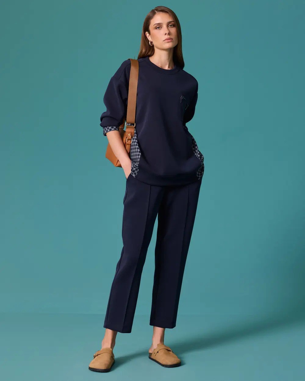 Seçil Sweatshirt  - 10002622310005 Lacivert