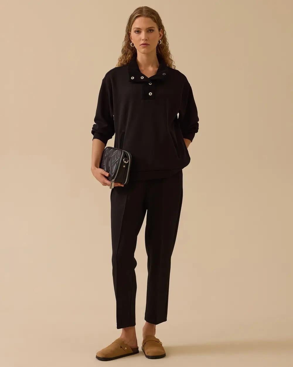 SEÇİL SWEATSHIRT -252310006 Siyah