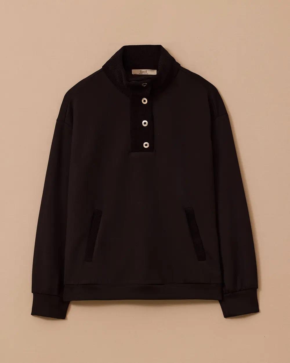 SEÇİL SWEATSHIRT -252310006 Siyah