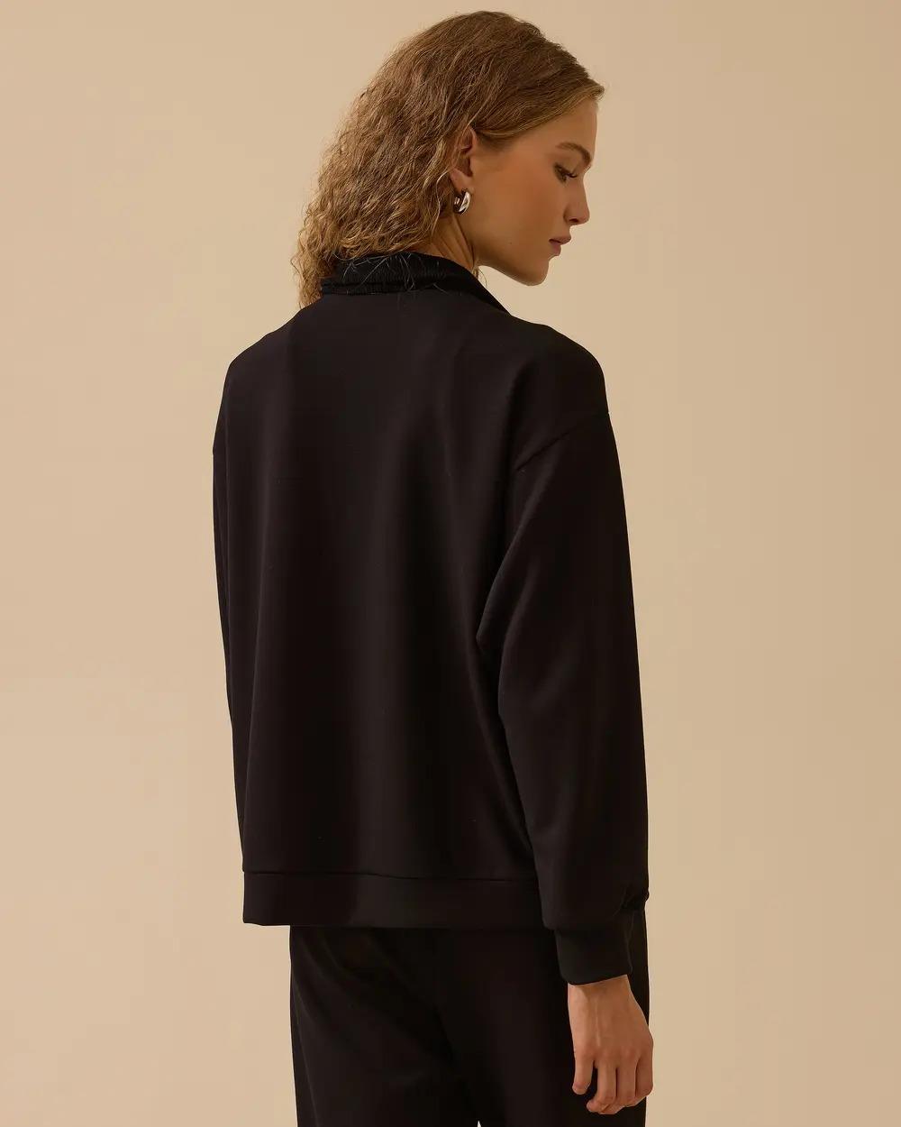 SEÇİL SWEATSHIRT -252310006 Siyah