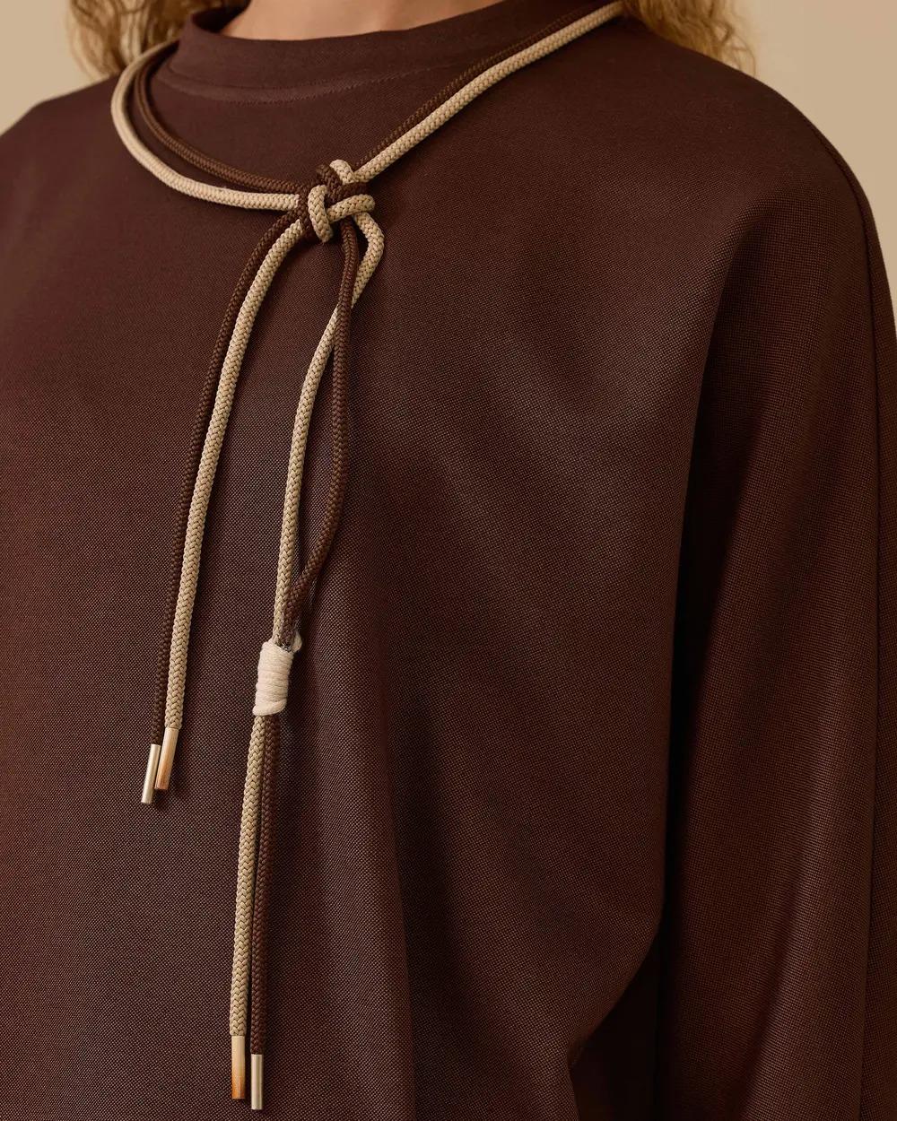 Seçil Sweatshirt -252310007 Kahverengi