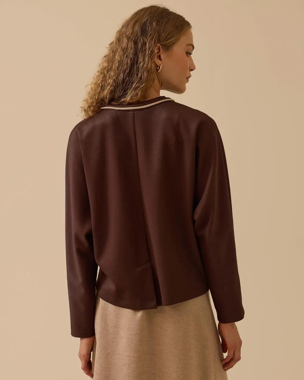 Seçil Sweatshirt -252310007 Kahverengi