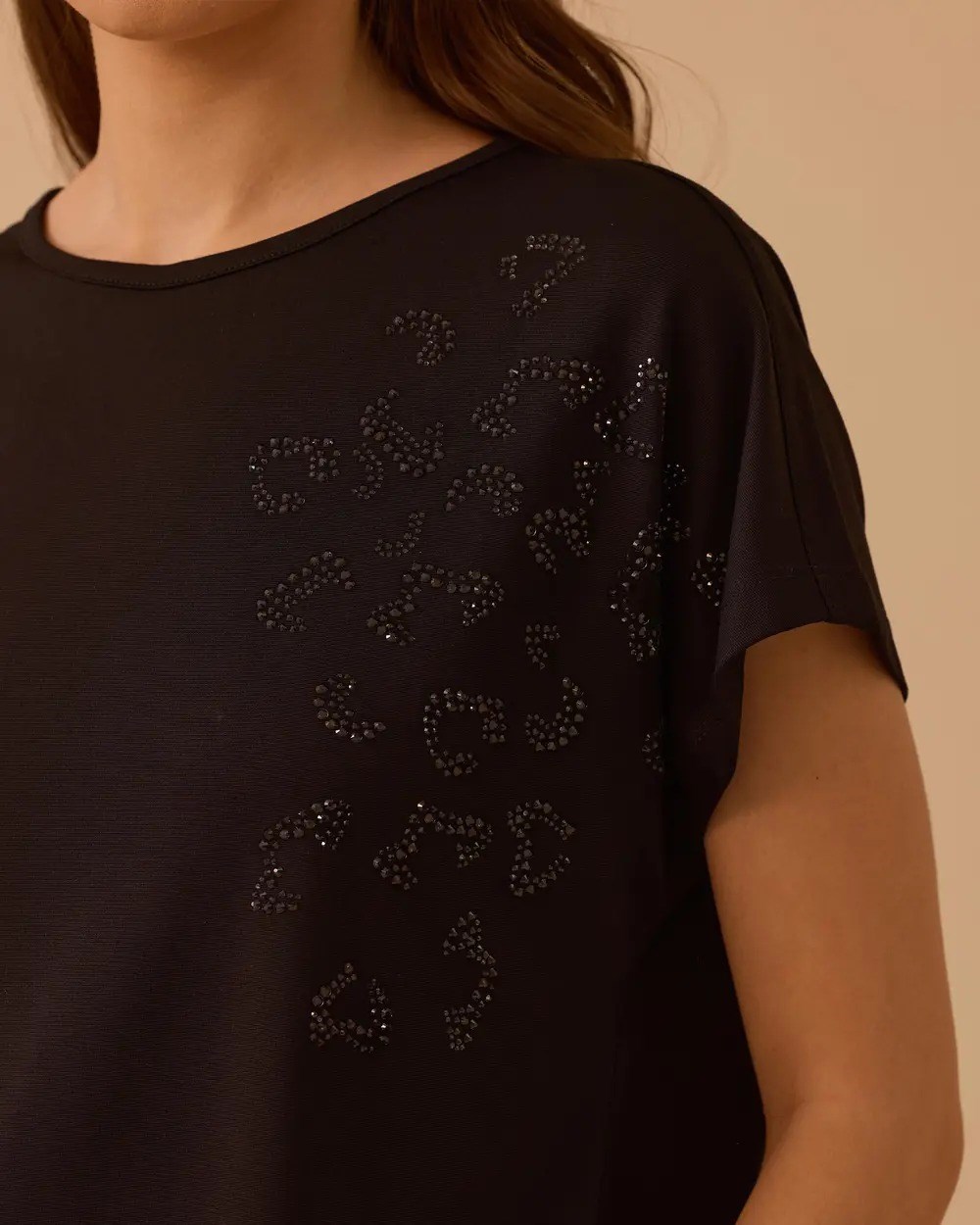 SEÇİL TSHIRT-10002612410008 Siyah