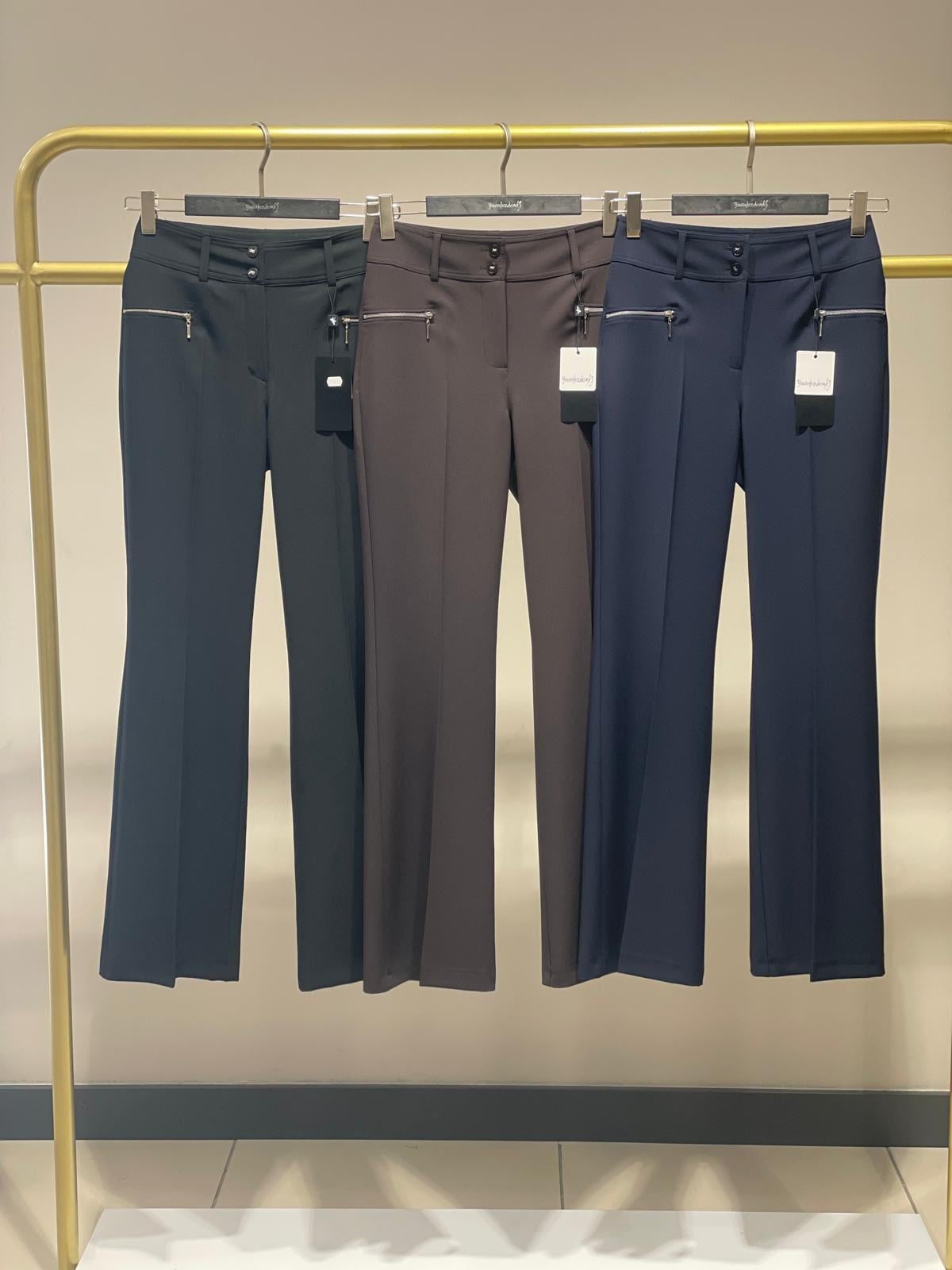 YUSUF ÖZDEMİR BAYAN PANTOLON 26K1590 KAHVERENGİ