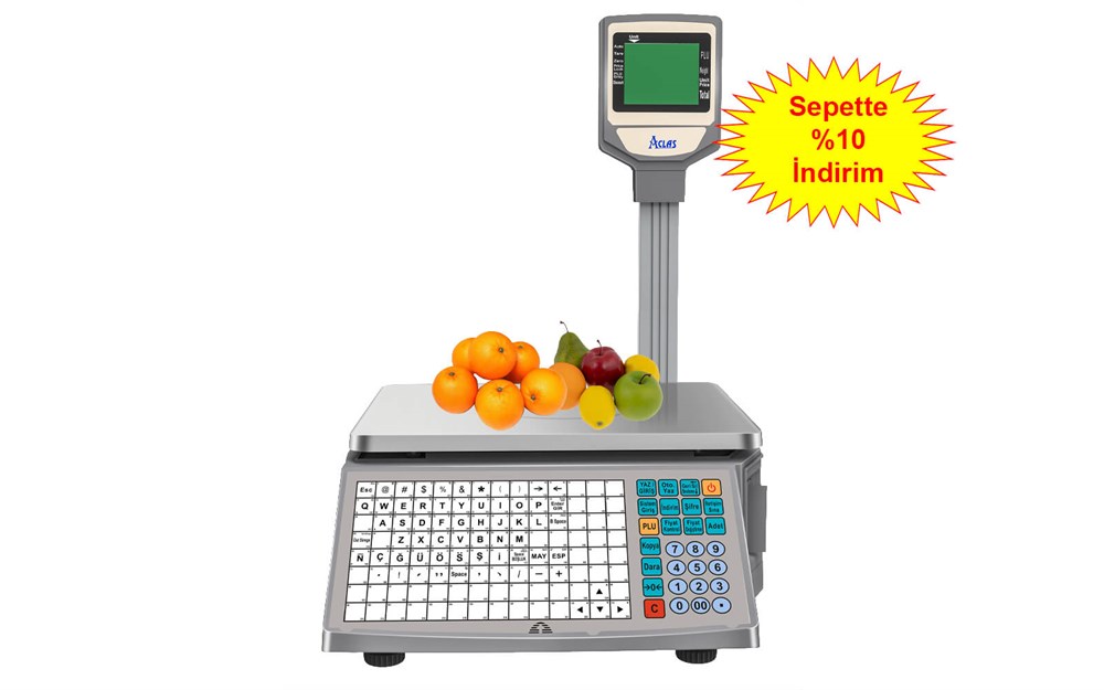 Aclas LS2 15-30 Kg Barkod Yazıcılı Terazi K