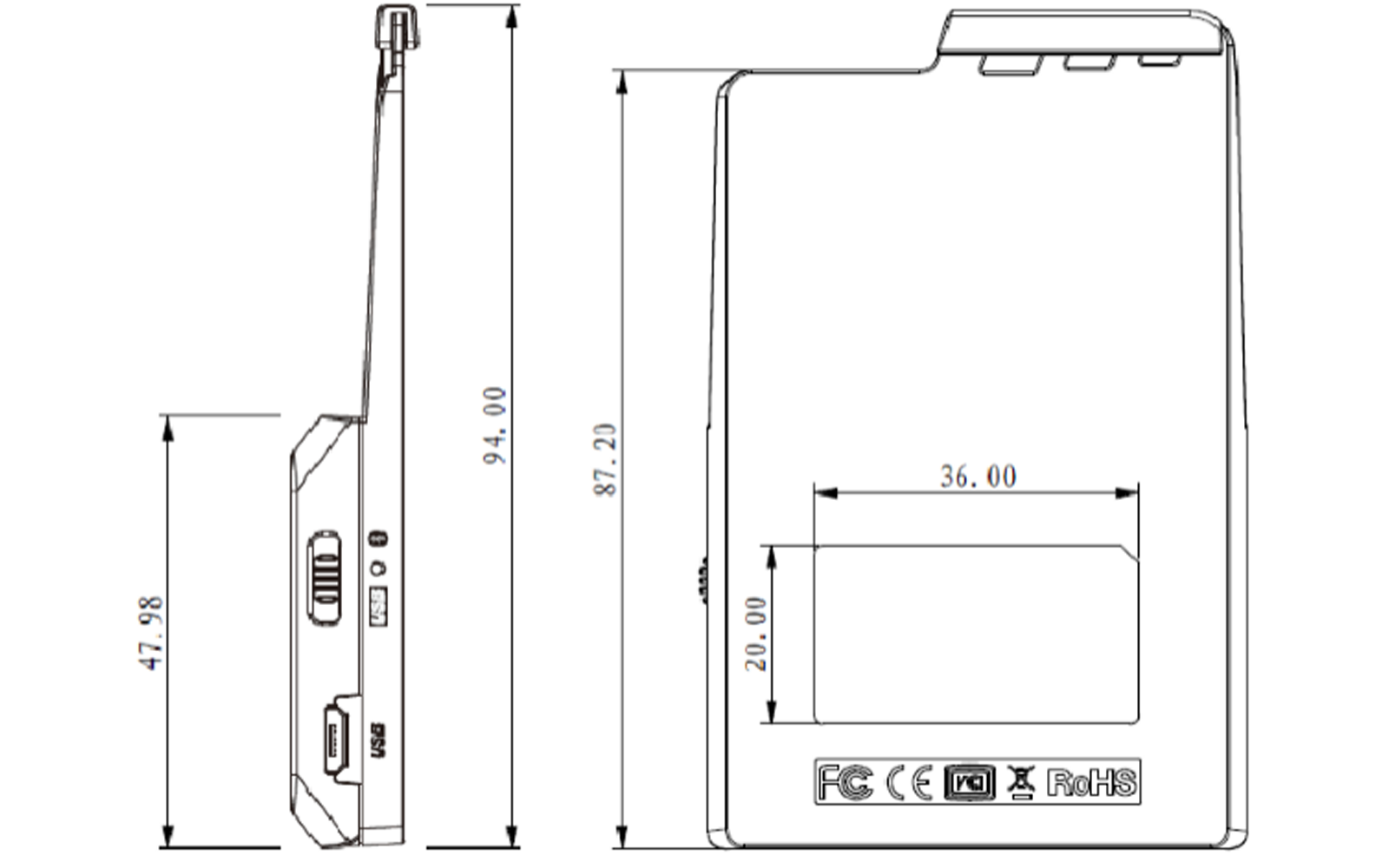ACS ACR3901U-S1 BT Temaslı Kart Okuyucu+Kodlayıcı