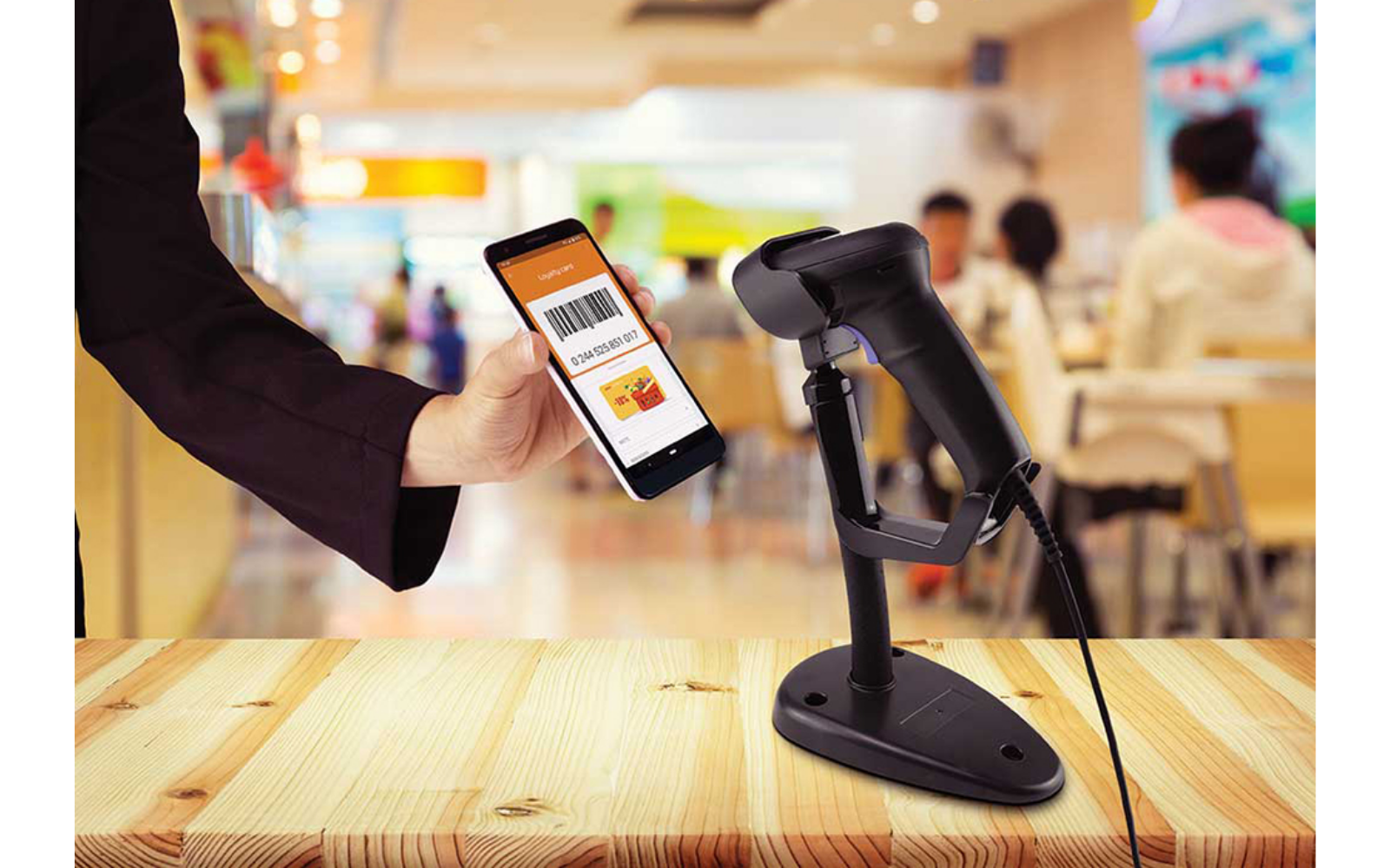 Datalogic QW2520 Karekod Okuyucu Ayaklı,USB Bağlantılı