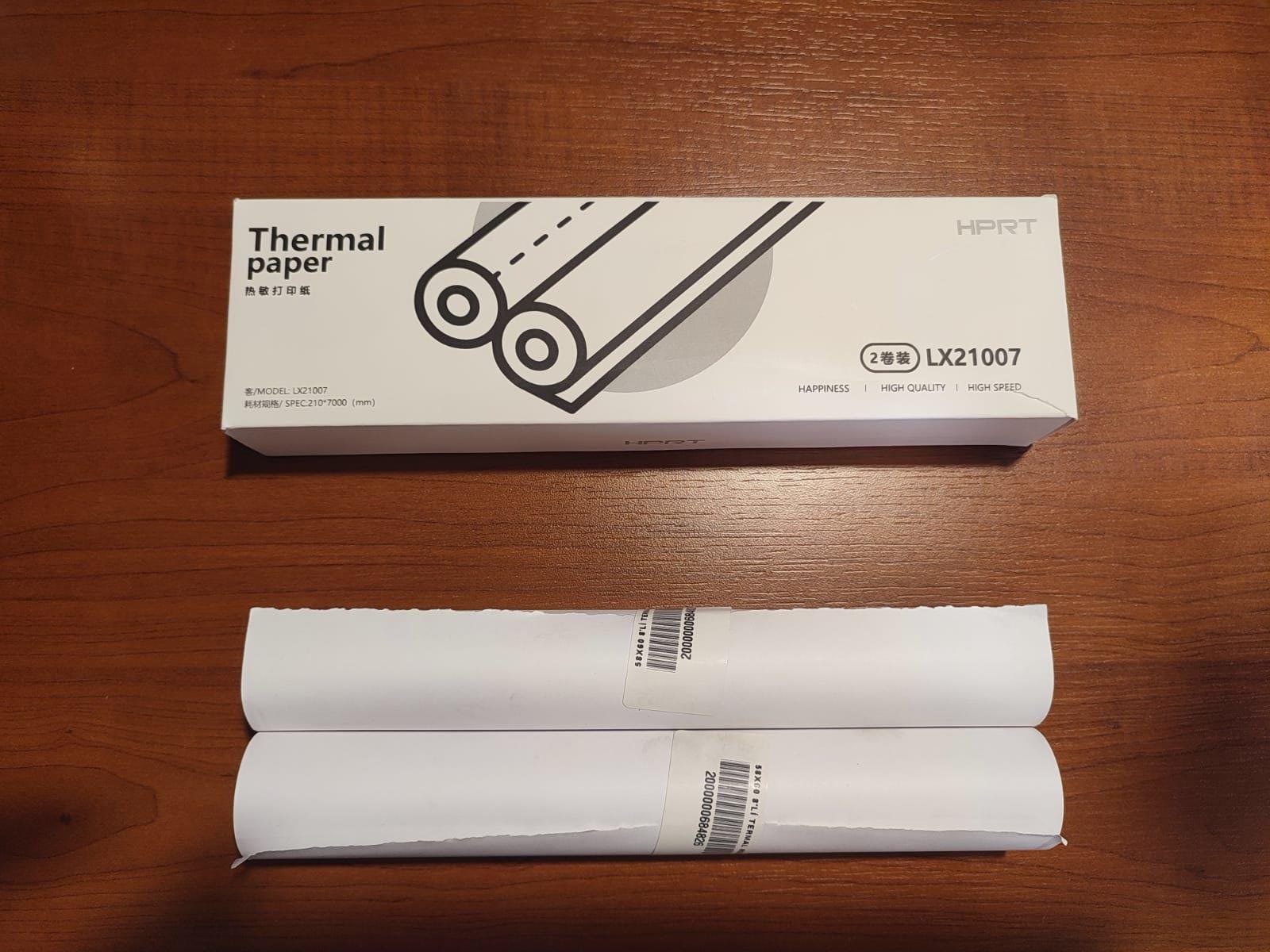 HPRT MT810 203 dpi A4 Termal Kağıt (2'li Rulo)