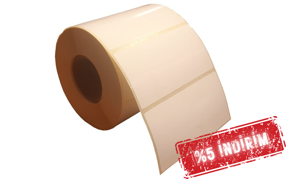 Vellum Etiket 100mm X 50mm 1 li